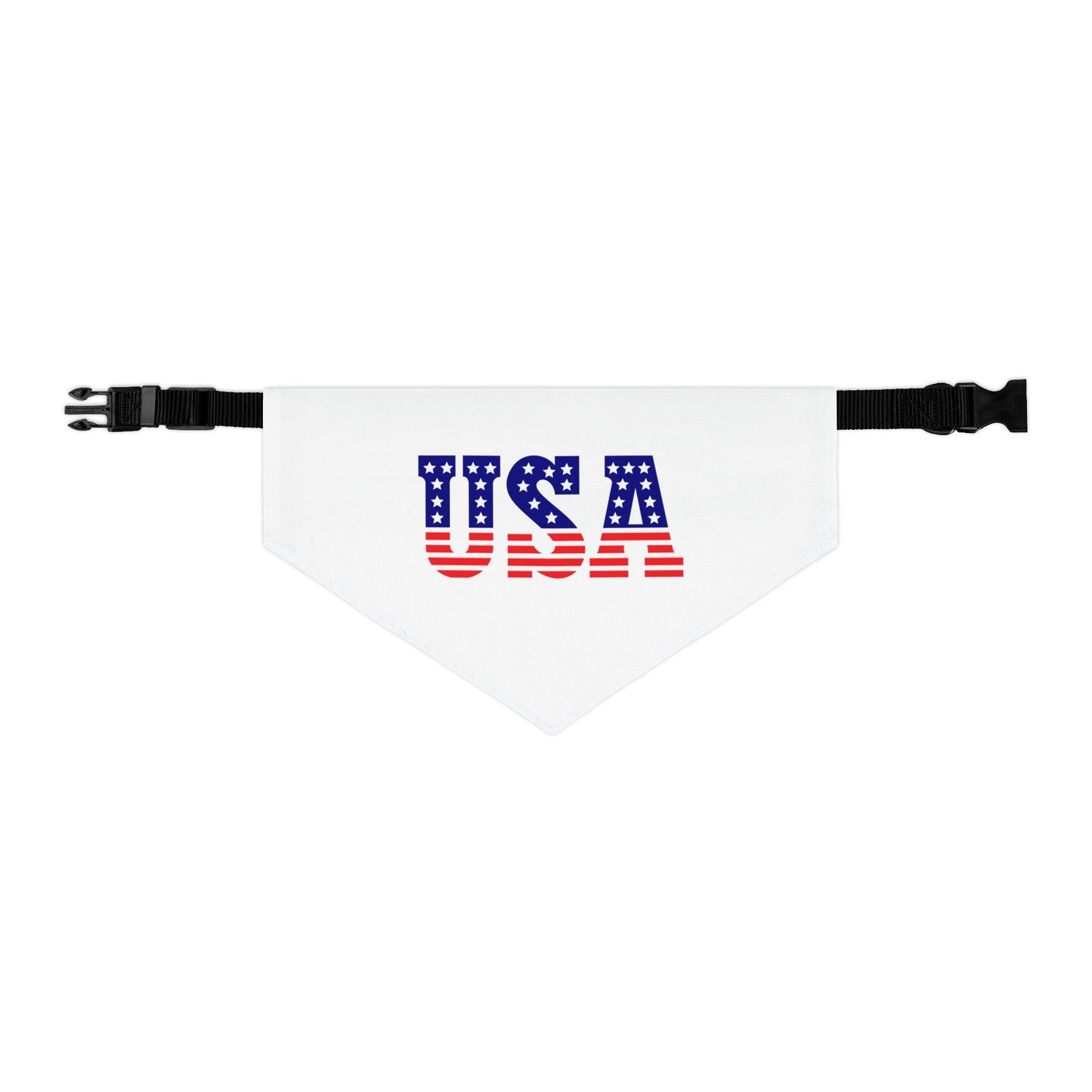 Princess Grace USA Flag Pet Bandana Collar Patriotic Dog Accessory for Celebrations