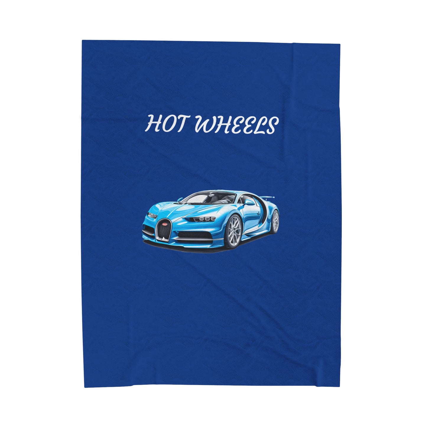 Princess Grace Hot Wheels Velveteen Plush Blanket Cozy Kids Throw for Car Lovers
