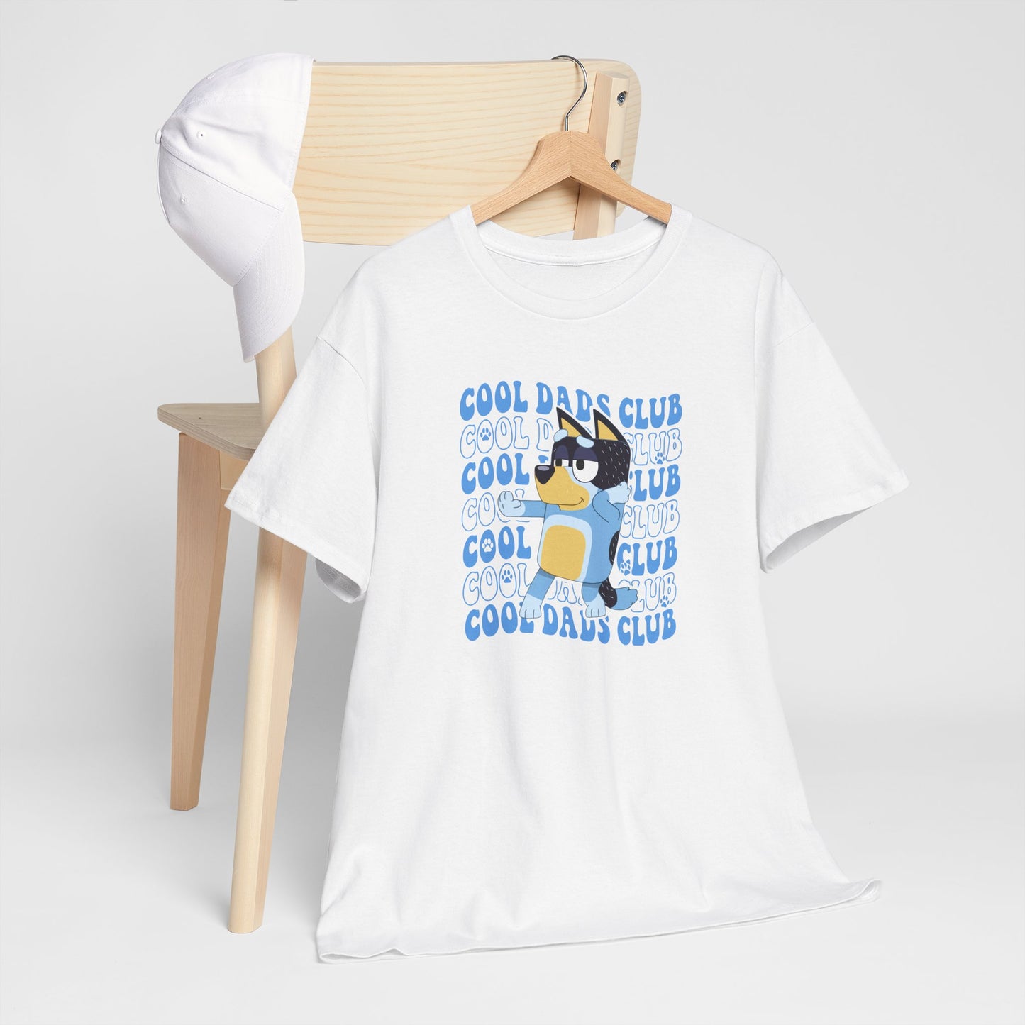 Princess Grace Bluey Cool Dads Club Unisex Heavy Cotton Tee