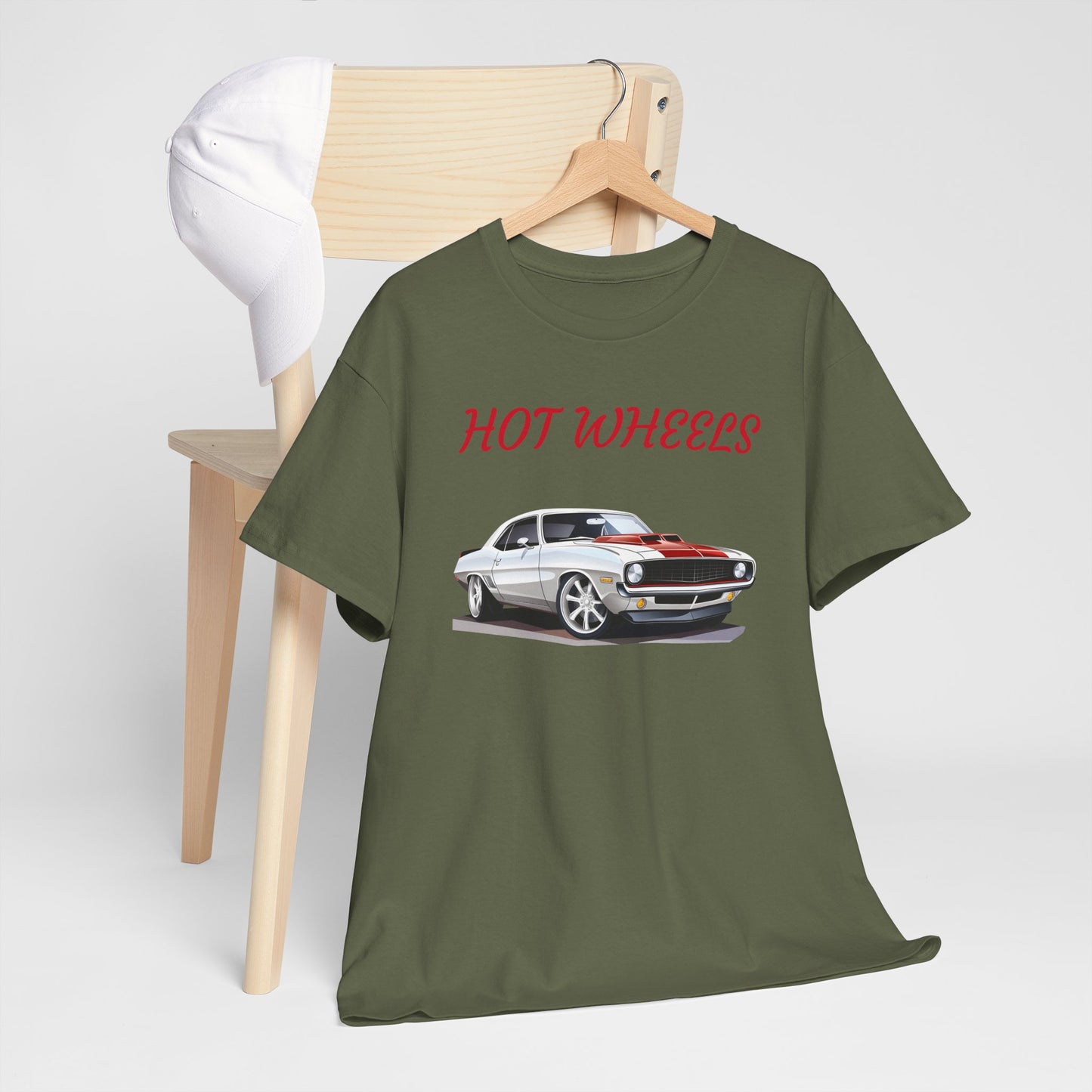 Princess Grace Hot Wheels Unisex Heavy Cotton Tee Classic Car Enthusiast Shirt