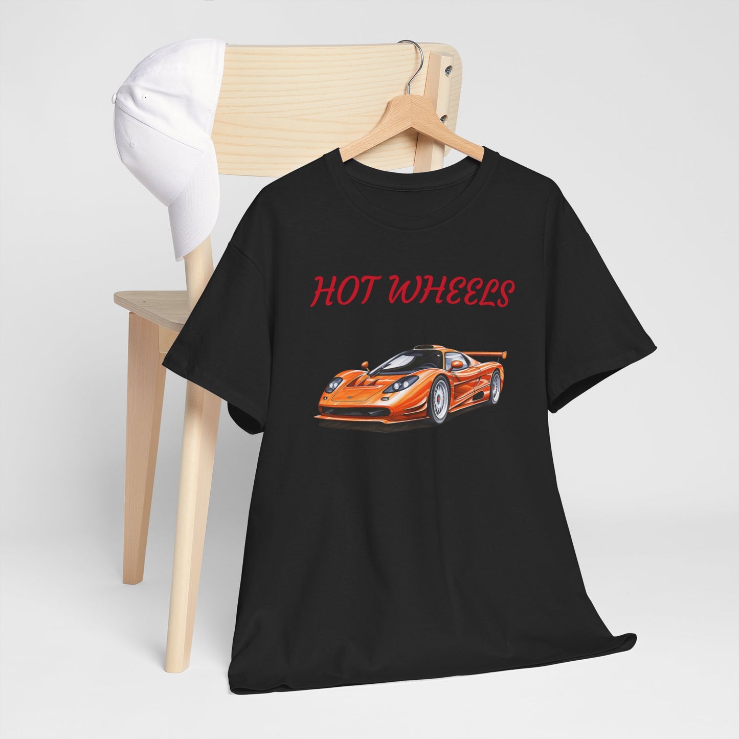 Princess Grace Hot Wheels Unisex Heavy Cotton Tee Vintage Car Graphic T-Shirt for Car Enthusiasts