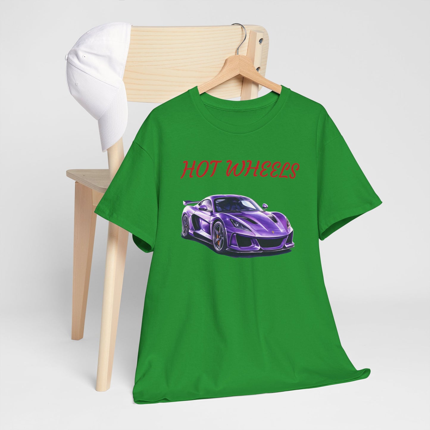 Princess Grace Hot Wheels Graphic Unisex Heavy Cotton Tee Perfect for Car Enthusiasts