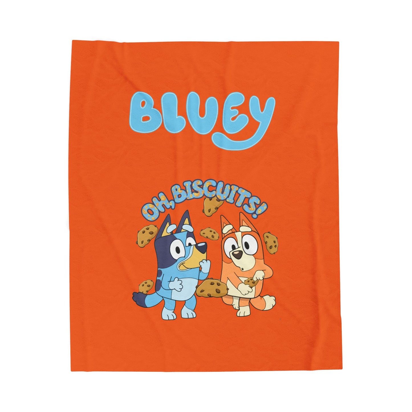 Princess Grace Bluey Cartoon Velveteen Plush Blanket Cozy Kids Gift for Comfort and Playtime