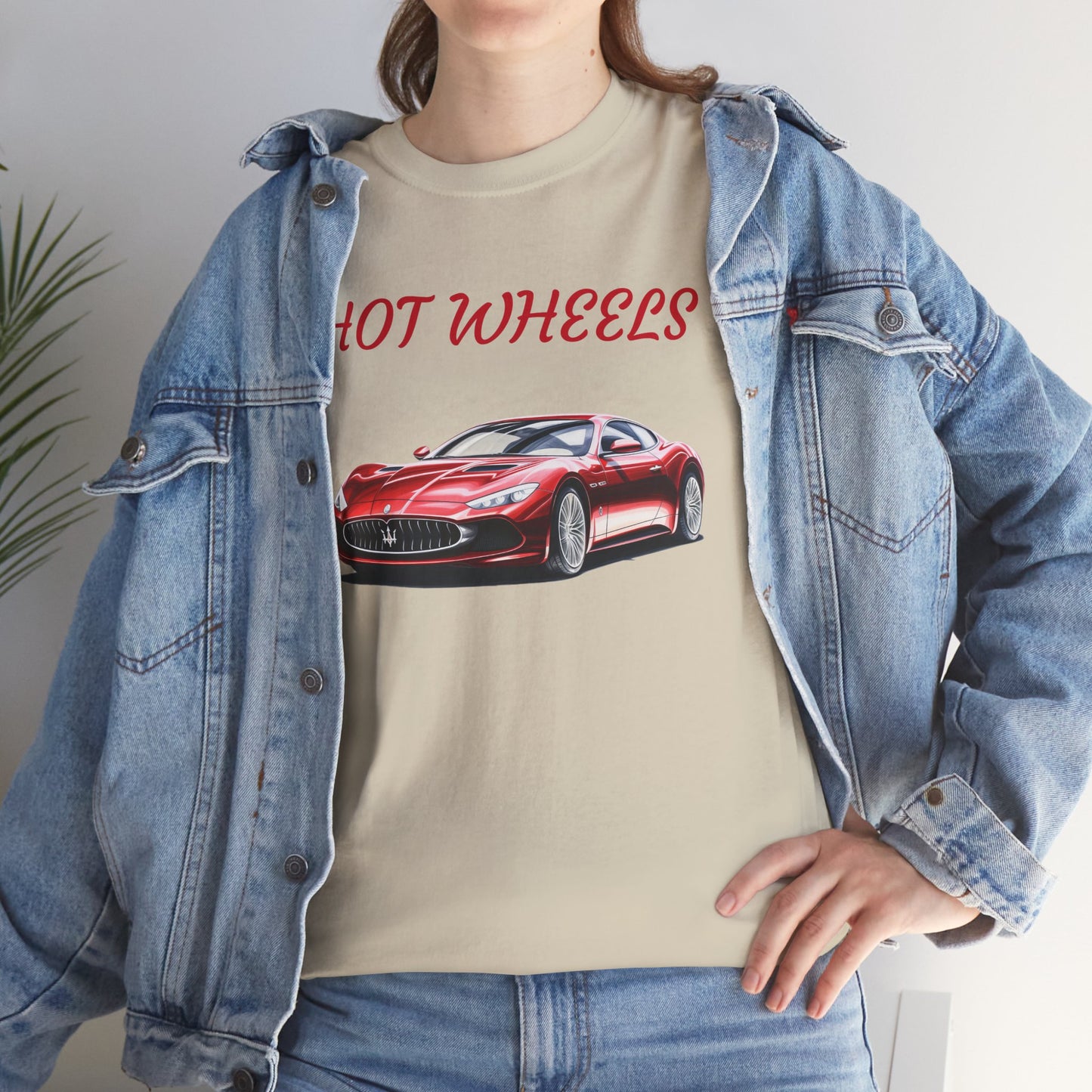 Princess Grace Cool Hot Wheels Unisex Heavy Cotton Tee Perfect for Car Enthusiasts