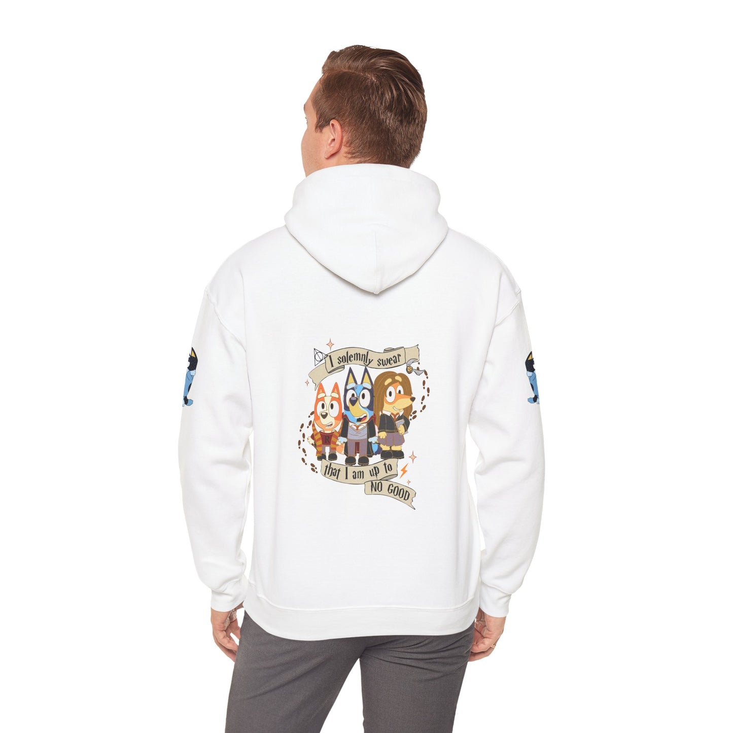 Princess Grace Bluey I Sincerely Sweet! Unisex Heavy Blend Hooded Sweatshirt for Fun Loving Fans