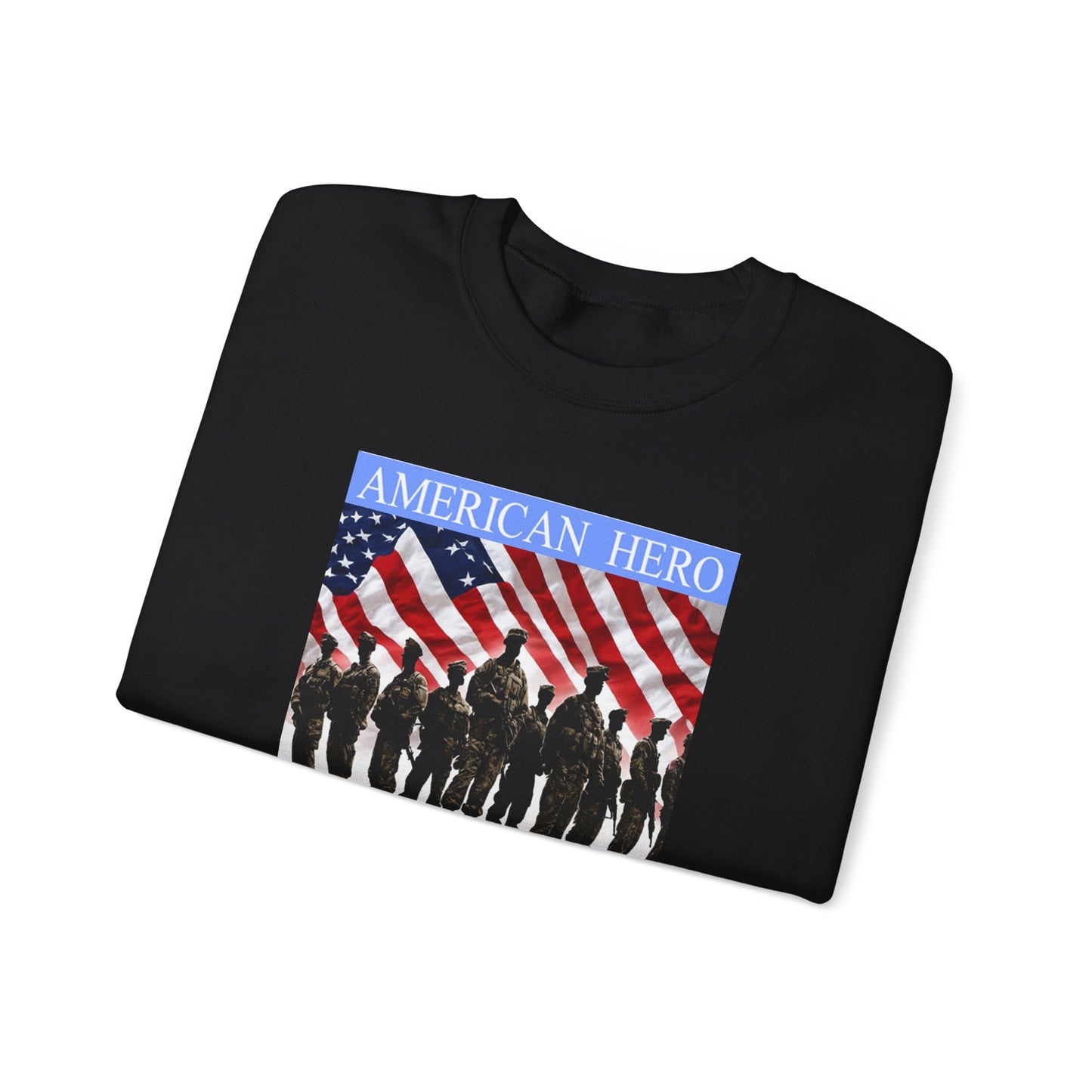 Michael Adonys American Hero Crewneck Sweatshirt Unisex Heavy Blend