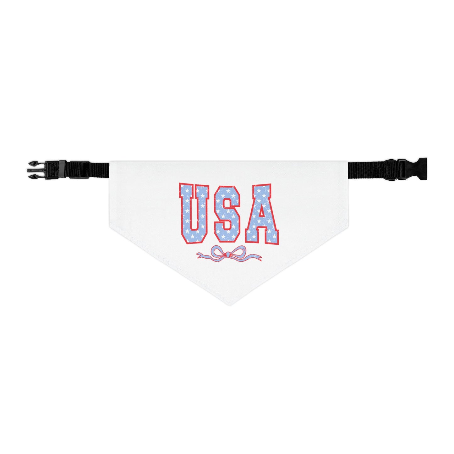 Princess Grace USA Patriotic Pet Bandana Collar for Dogs