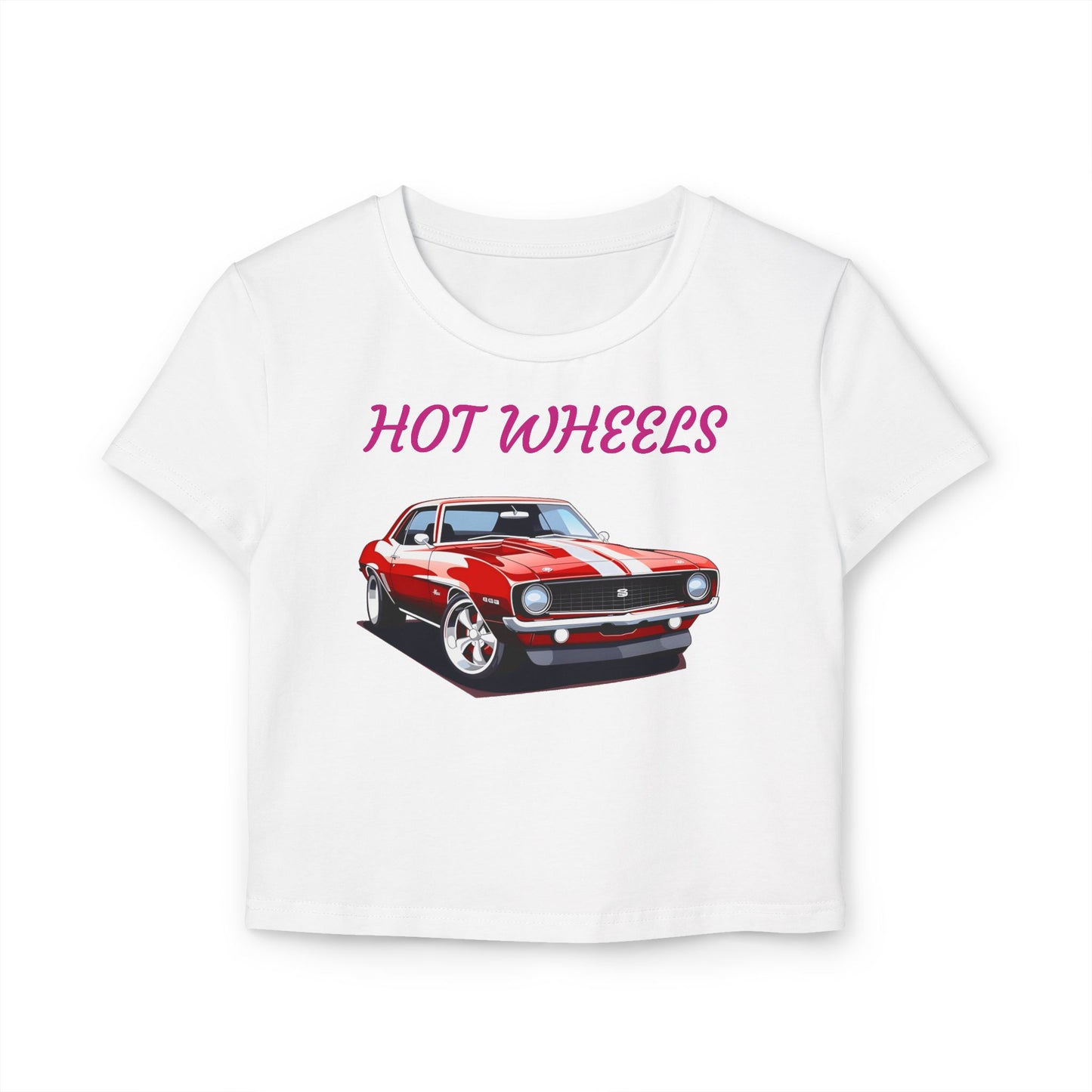 Princess Grace Retro Hot Wheels Baby Tee for Car Enthusiasts