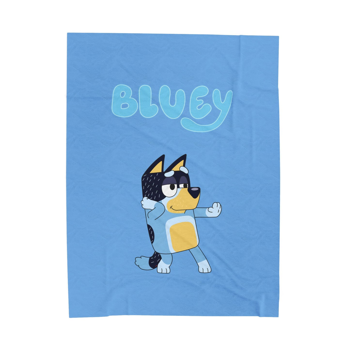 Princess Grace Bluey Velveteen Plush Blanket Soft & Cozy Kids Blanket