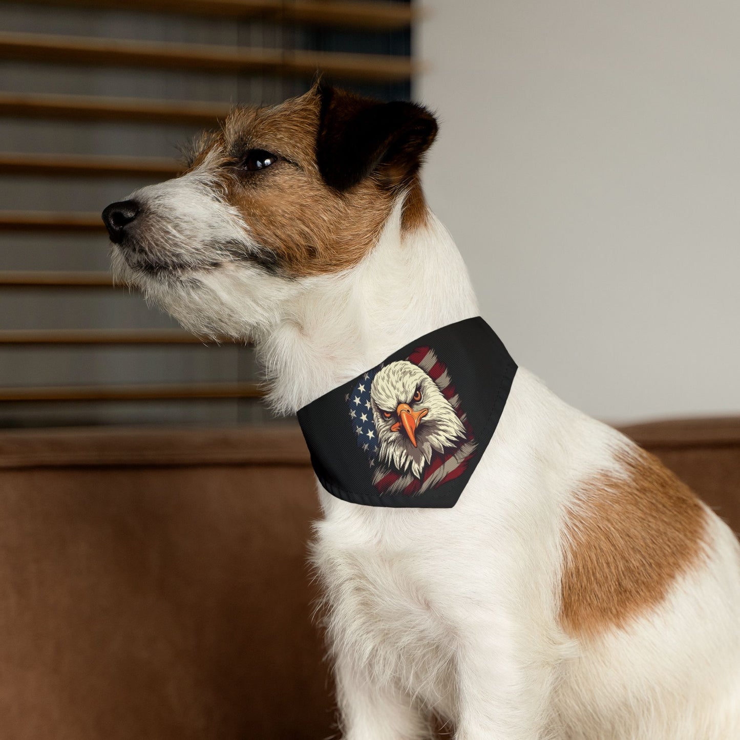 Princess Grace Patriotic Eagle Pet Bandana for Dogs Perfect for National Holidays