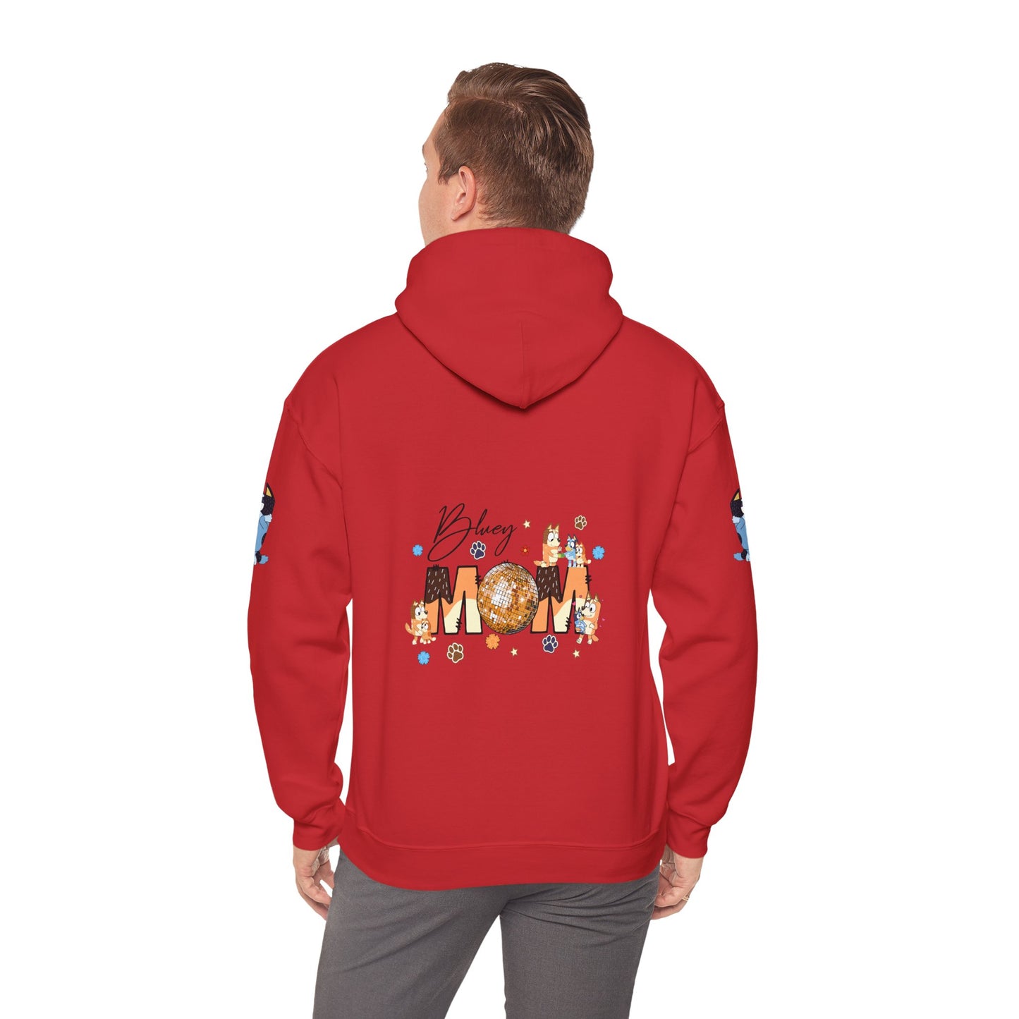 Princess Grace Bluey Blissful Mom Unisex Heavy Blend Hoodie Celebrate Motherhood with Style
