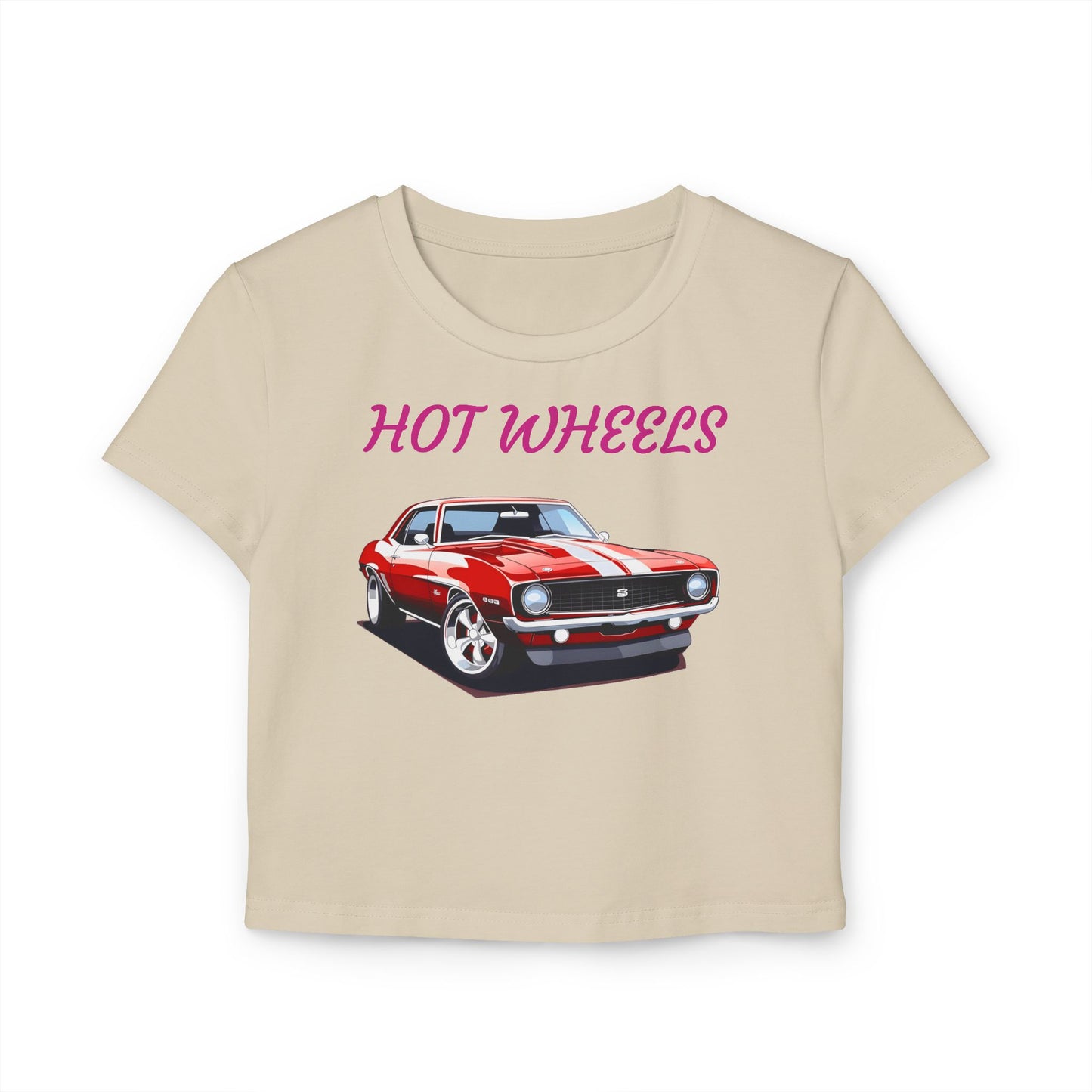 Princess Grace Retro Hot Wheels Baby Tee for Car Enthusiasts