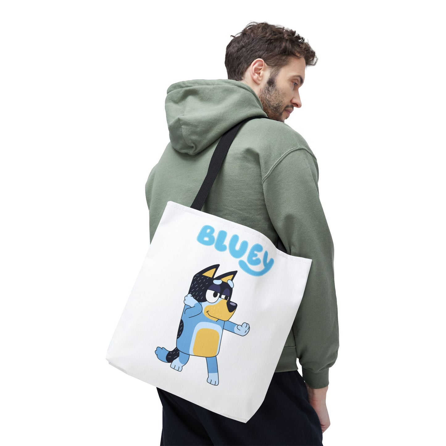 Princess Grace Cute Bluey Cartoon Tote Bag Perfect for Kids & Parents