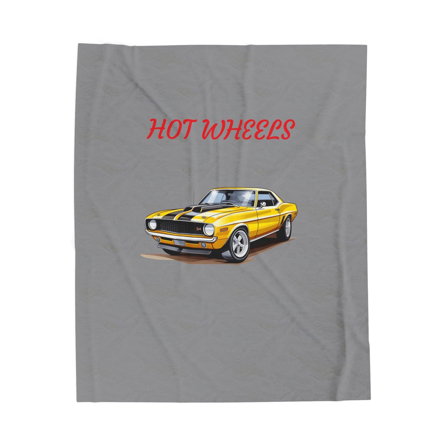 Princess Grace Hot Wheels Velveteen Plush Blanket Cozy Car Lover Throw for Relaxation