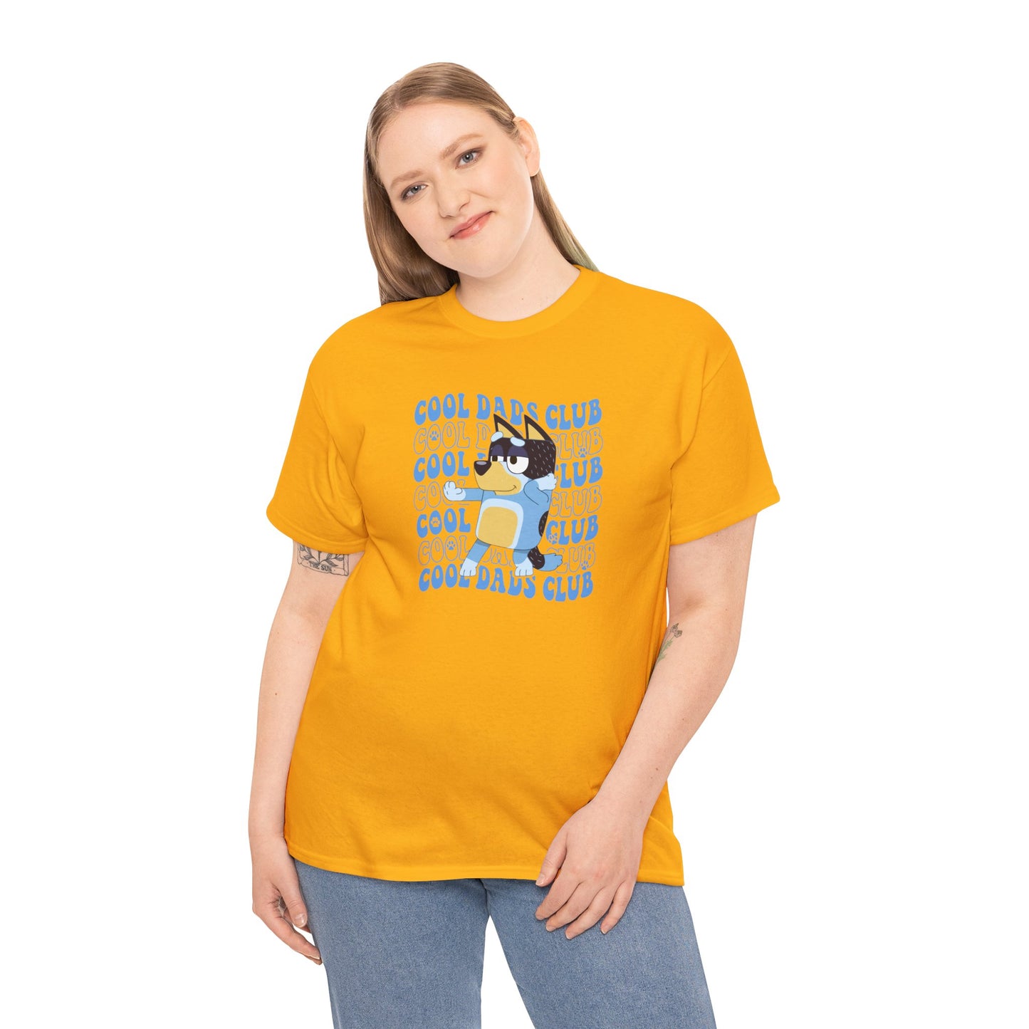 Princess Grace Bluey Cool Dads Club Unisex Heavy Cotton Tee
