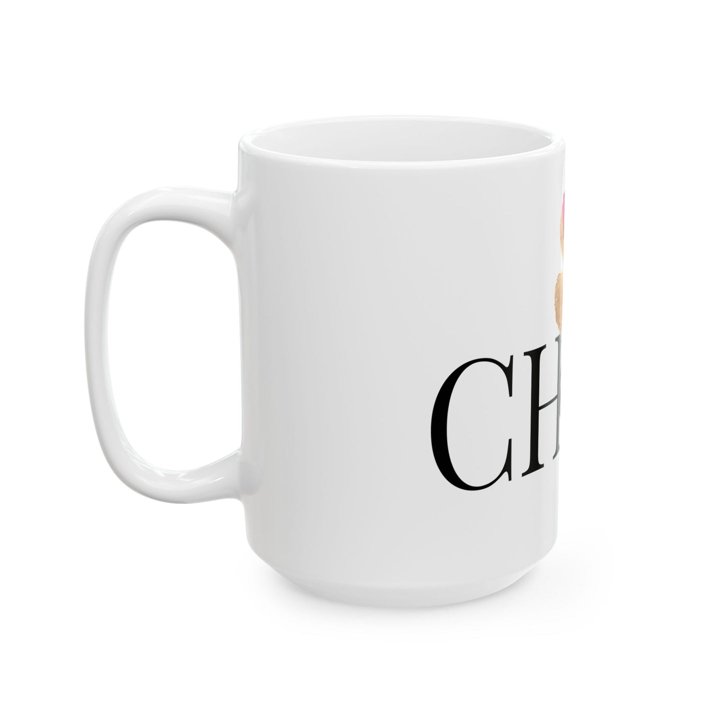Princess Grace Cute Positive Bear Ceramic Mug Chic Style 11oz & 15oz