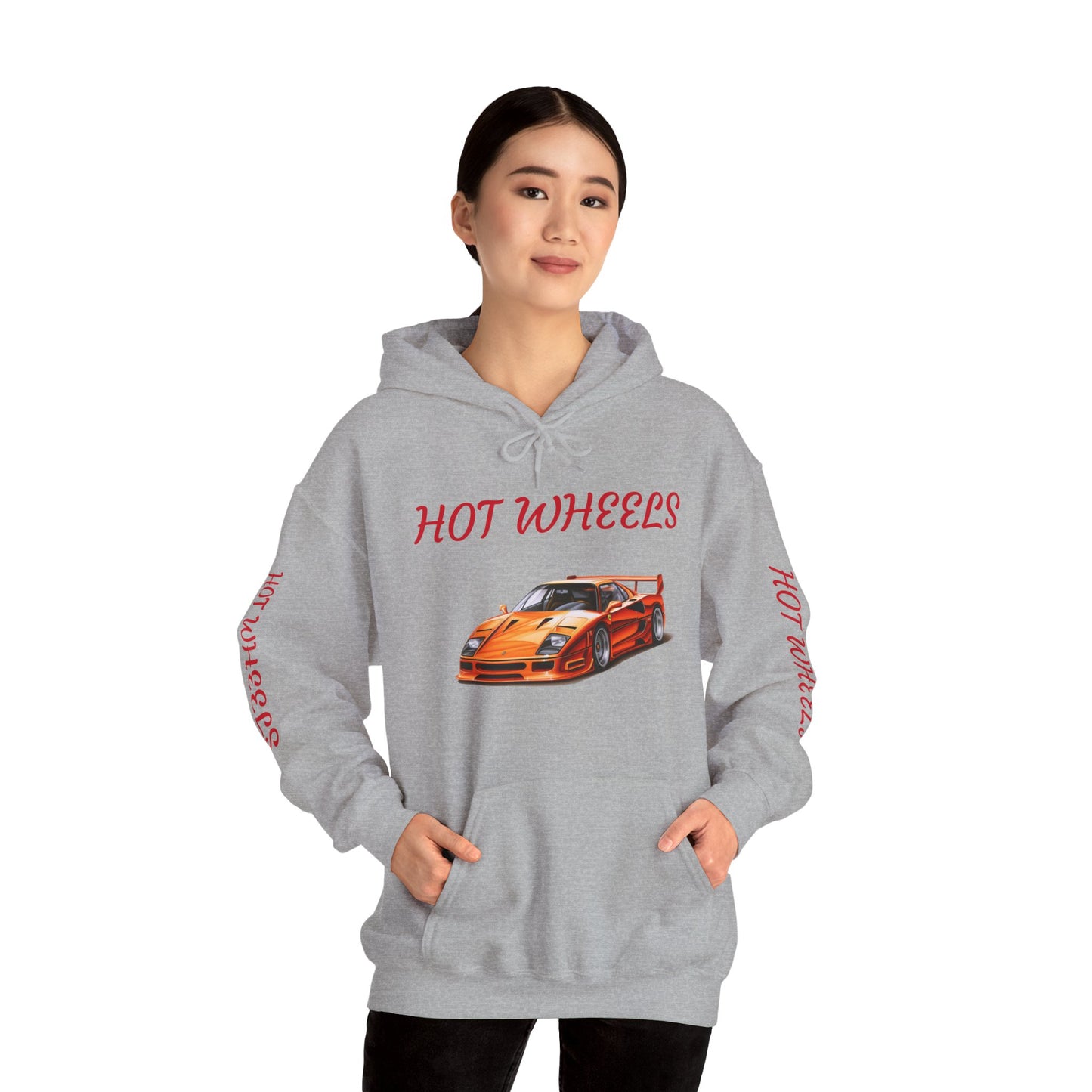 Princess Grace Hot Wheels Unisex Heavy Blend Hooded Sweatshirt Retro Racing Style