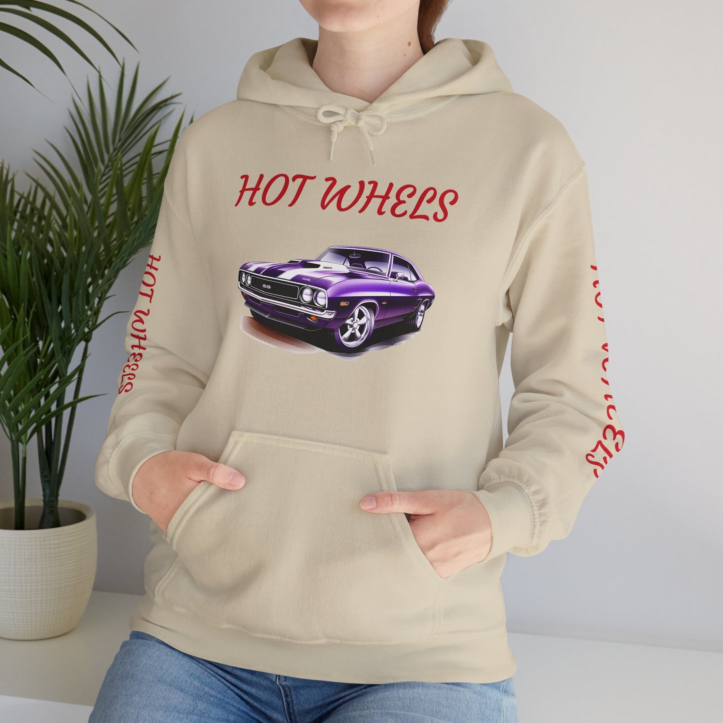 Princess Grace Vintage Hot Wheels Hooded Sweatshirt for Car Enthusiasts