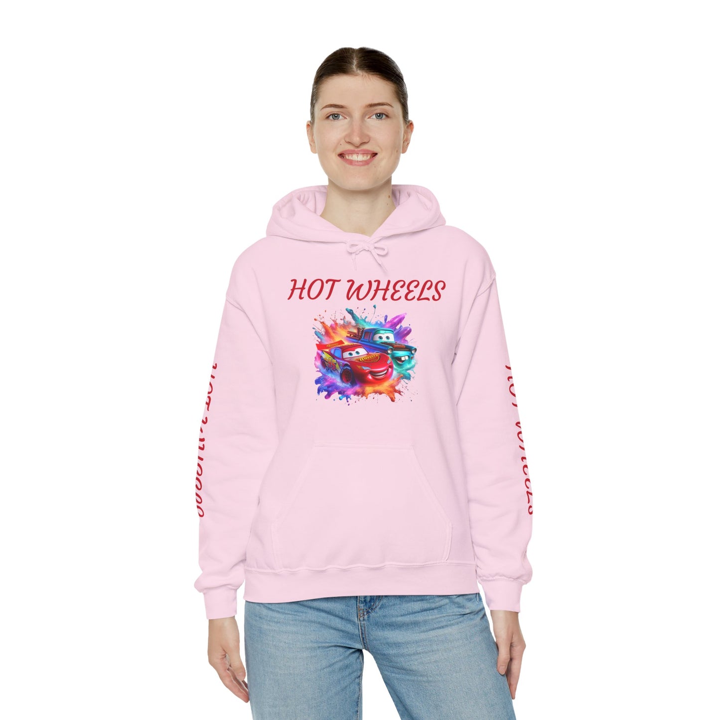 Princess Grace Cool Hot Wheels Unisex Hooded Sweatshirt Perfect for Car Enthusiasts