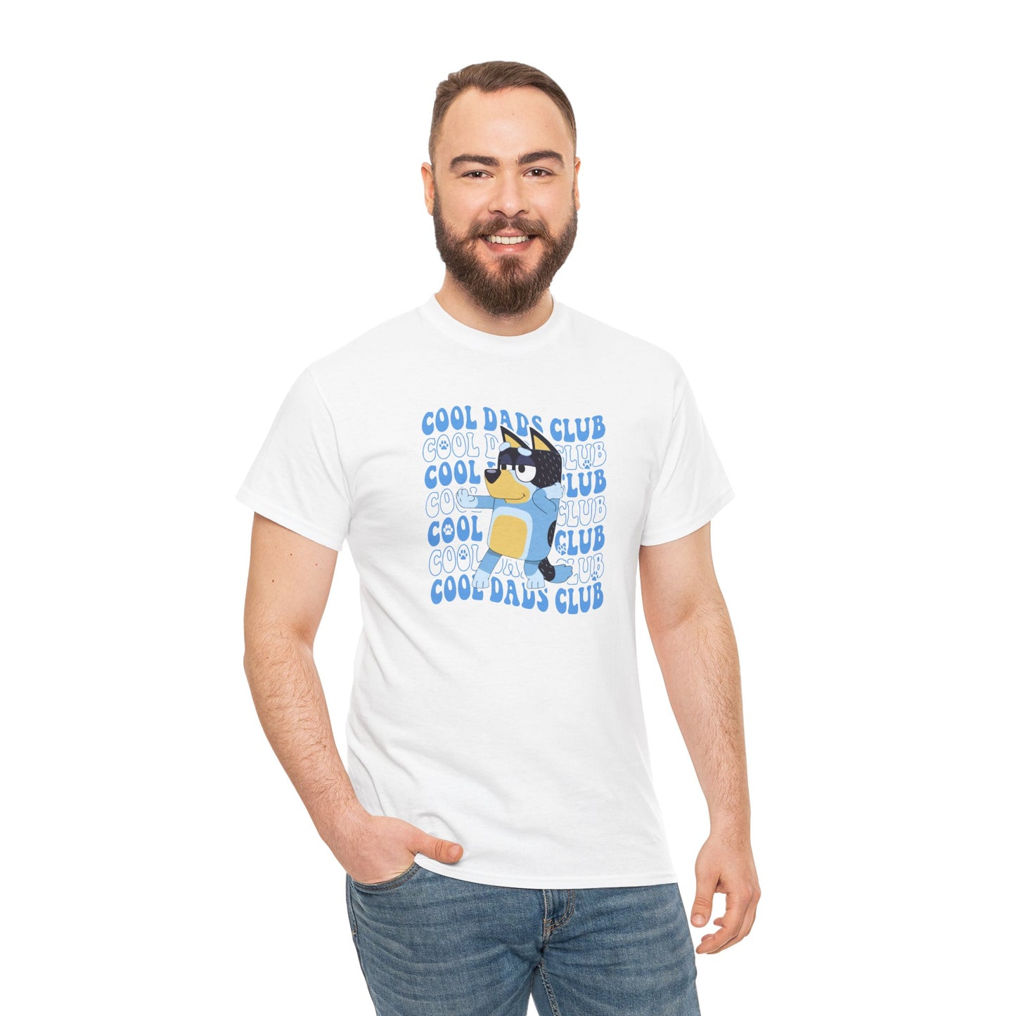 Princess Grace Bluey Cool Dads Club Unisex Heavy Cotton Tee