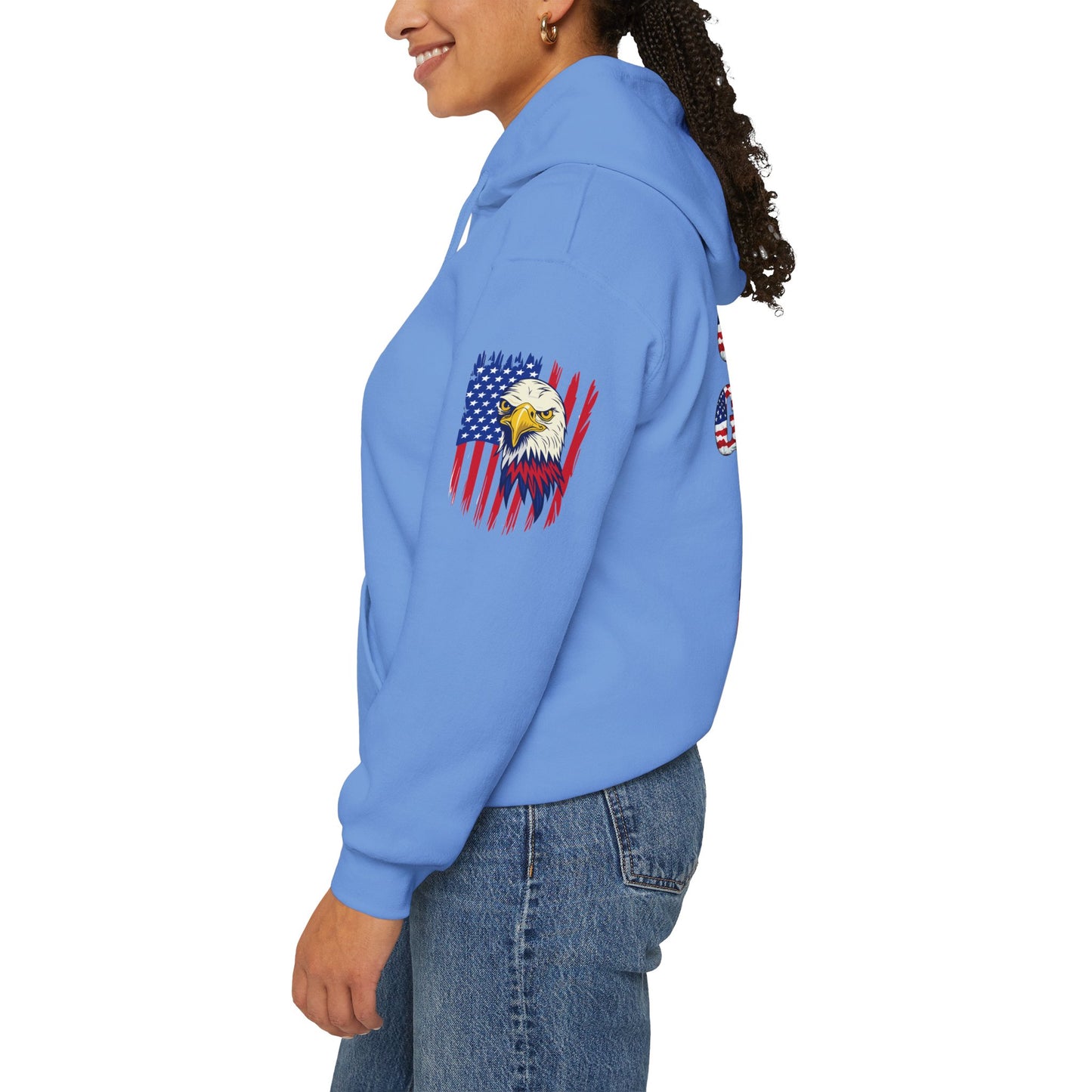 Princess Grace Patriotic Coast Guard Sweatshirt Unisex Heavy Blend Hoodie