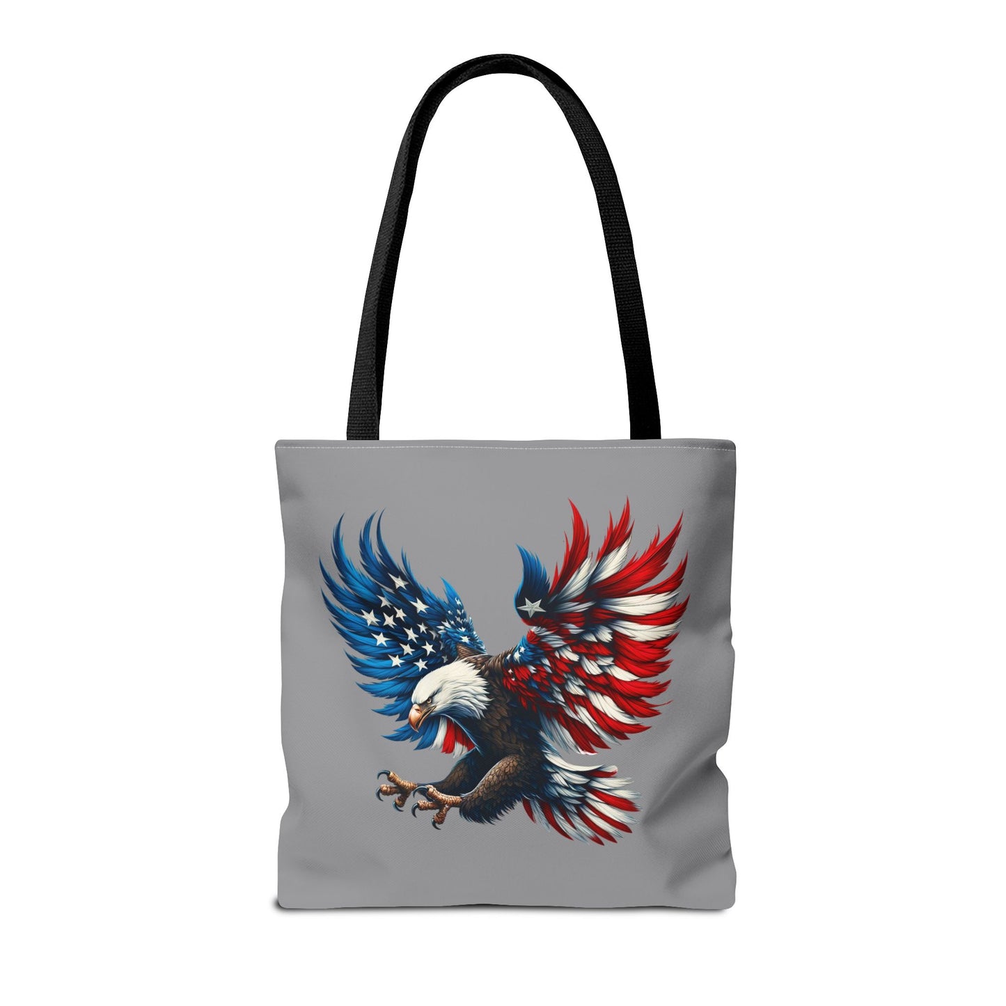 Princess Grace Patriotic Eagle Tote Bag USA Flag Design for Independence Day & Everyday Use