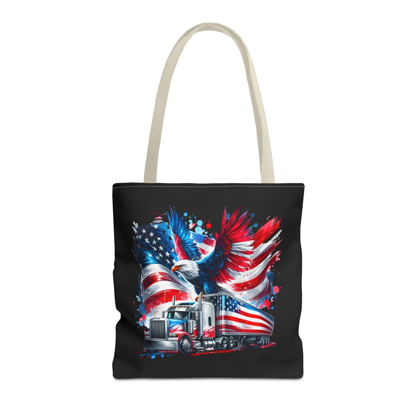 Princess Grace Patriotic Eagle Tote Bag Perfect for Truck Enthusiasts and July 4th Celebrations