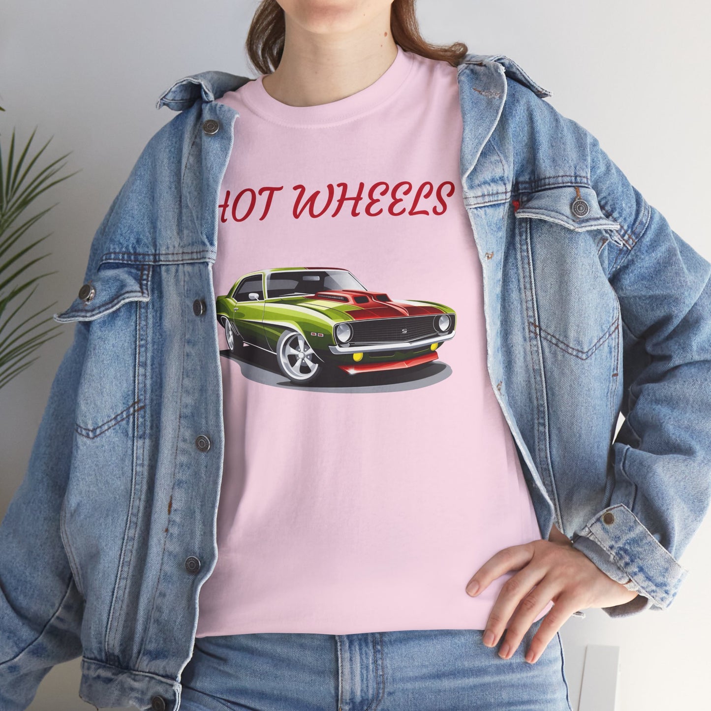 Princess Grace Hot Wheels Unisex Heavy Cotton Tee Classic Car Graphic T-Shirt