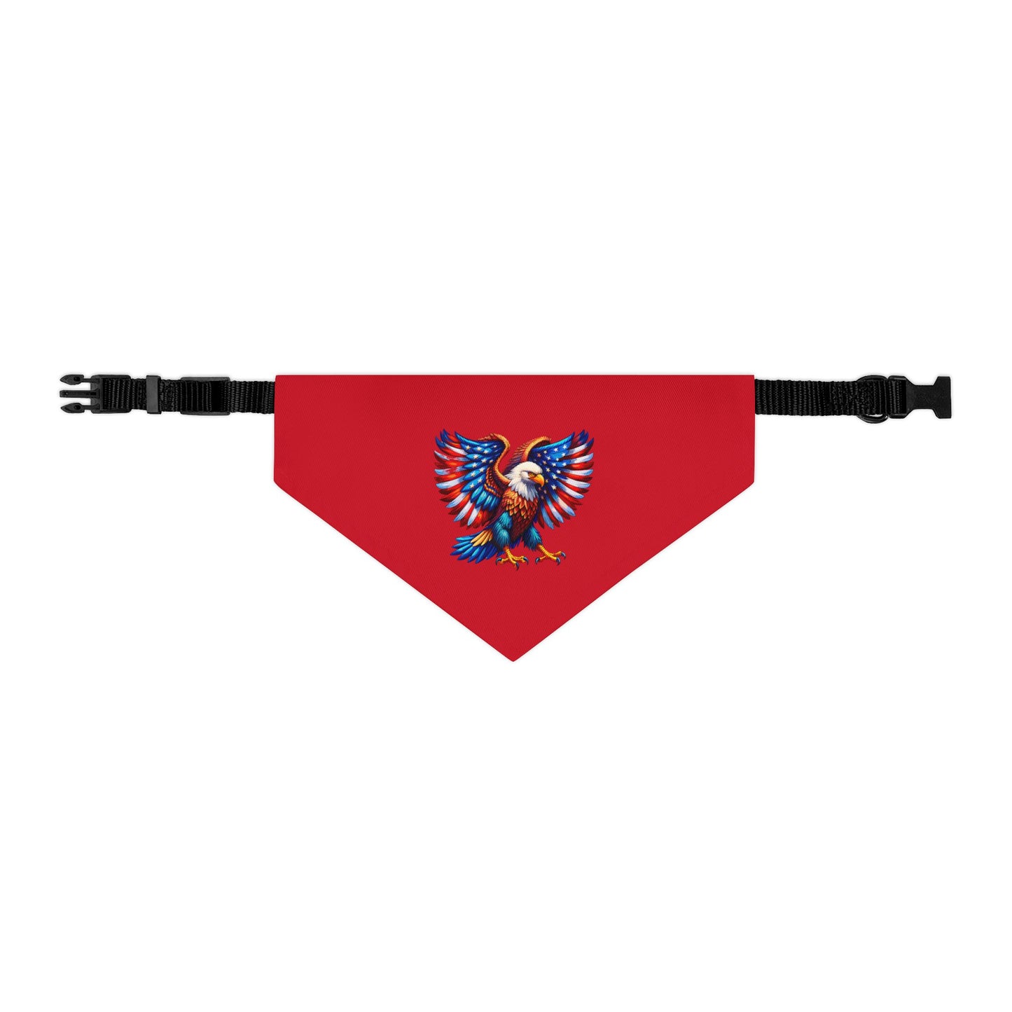 Princess Grace Patriotic Eagle Pet Bandana Collar Independence Day Dog Accessory