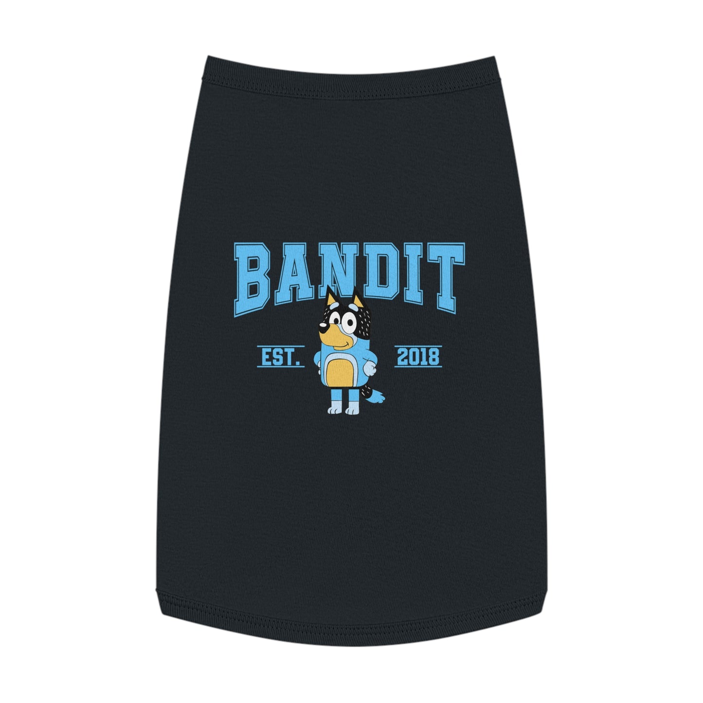 Princess Grace BLUEY Cute Dog Tank Top 'Bandit' Pet Apparel for Stylish Dogs