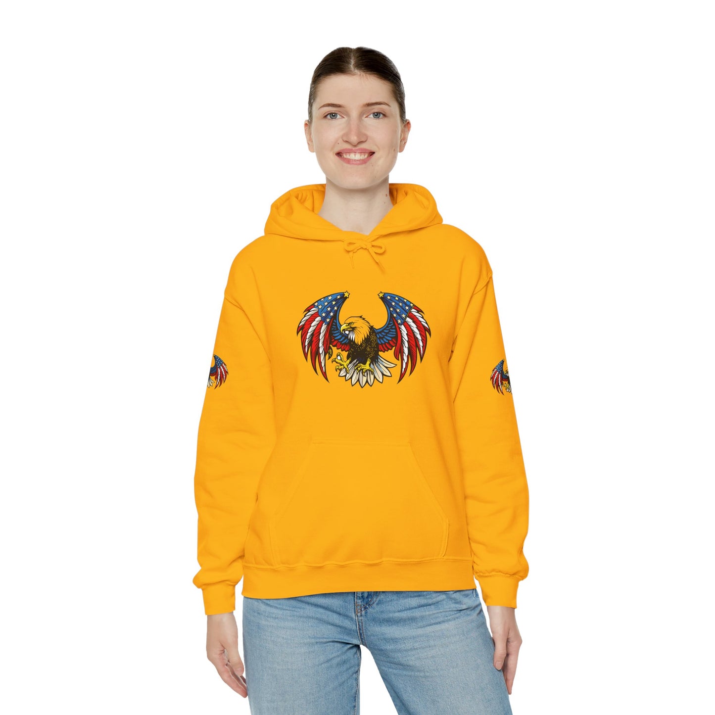 Princess Grace American Eagle Emblem Patriotic Unisex Hoodie