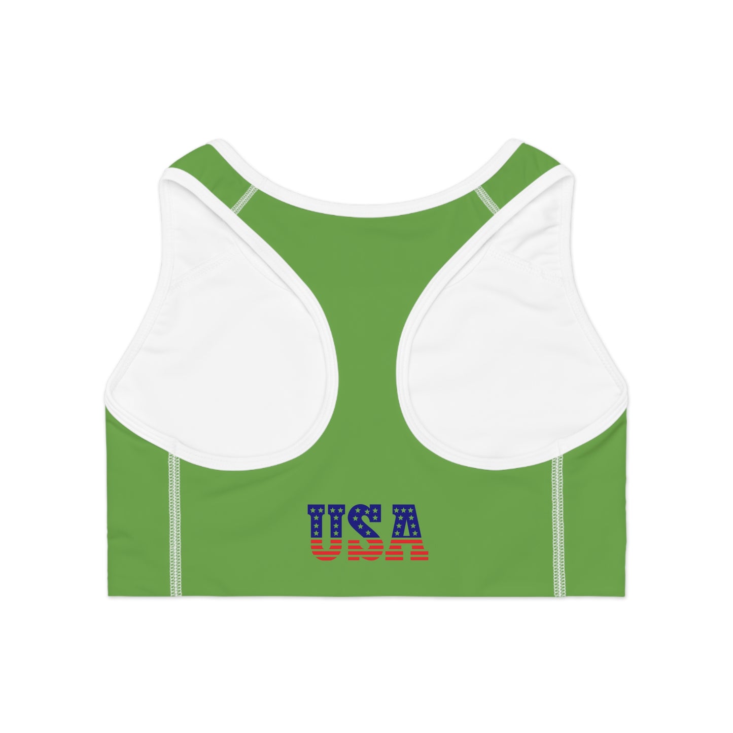 Princess Grace USA-Themed Sports Bra Perfect for Fitness Lovers and Patriotic Celebrations