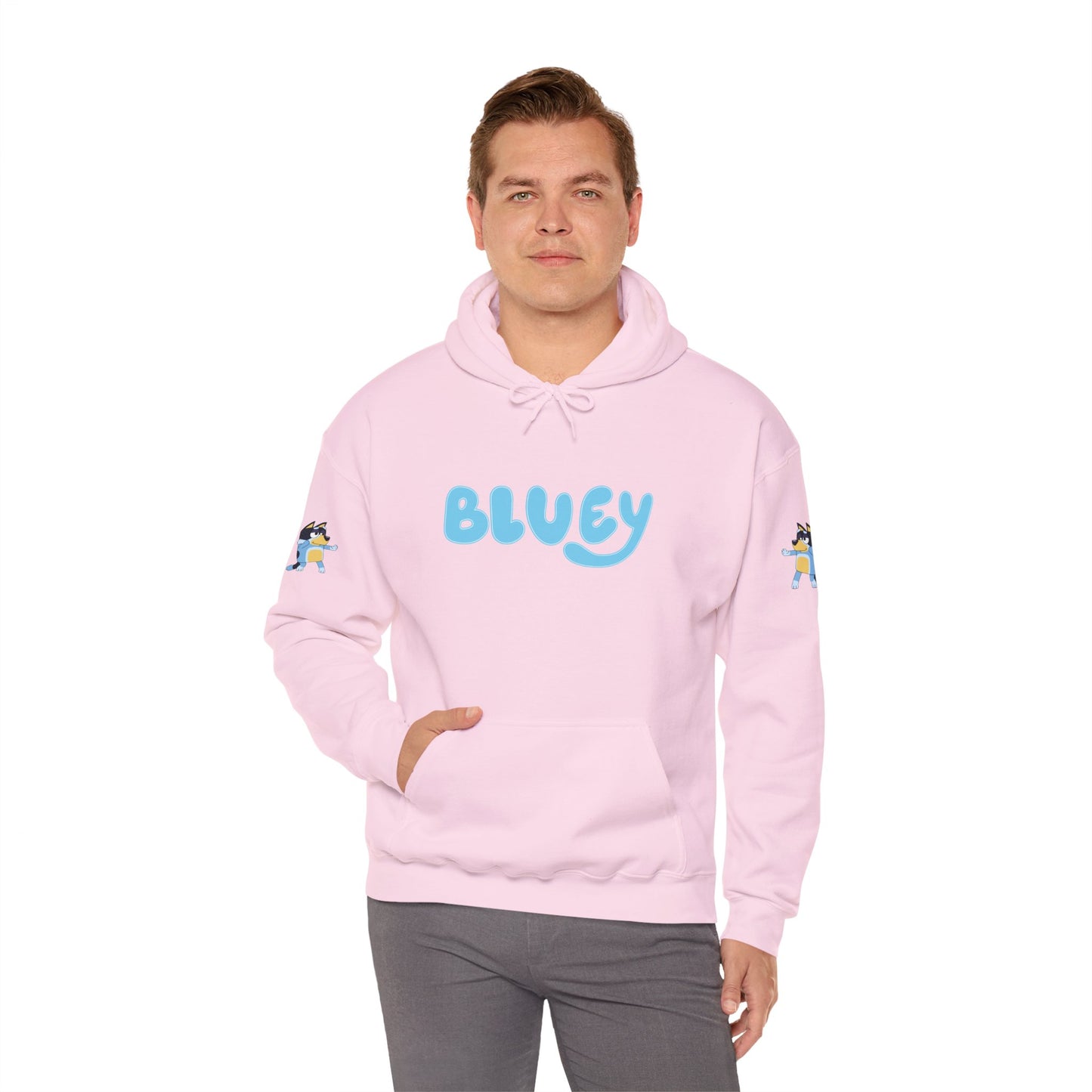 Princess Grace Bluey Unisex Hooded Sweatshirt Cozy Cartoon Style for Kids & Adults