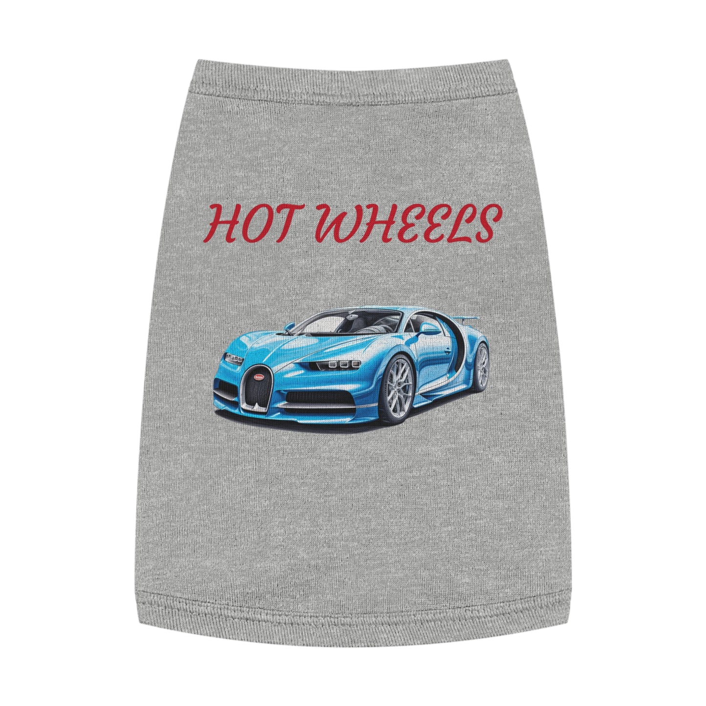 Princess Grace Hot Wheels Pet Tank Top Sporty Style for Car Lovers