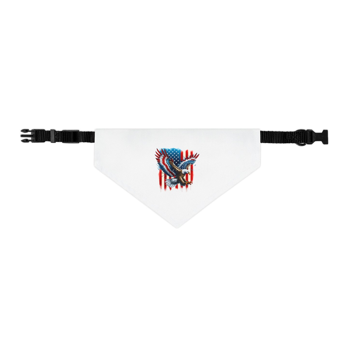 Princess Grace Patriotic Pet Bandana Collar American Flag Eagle Design