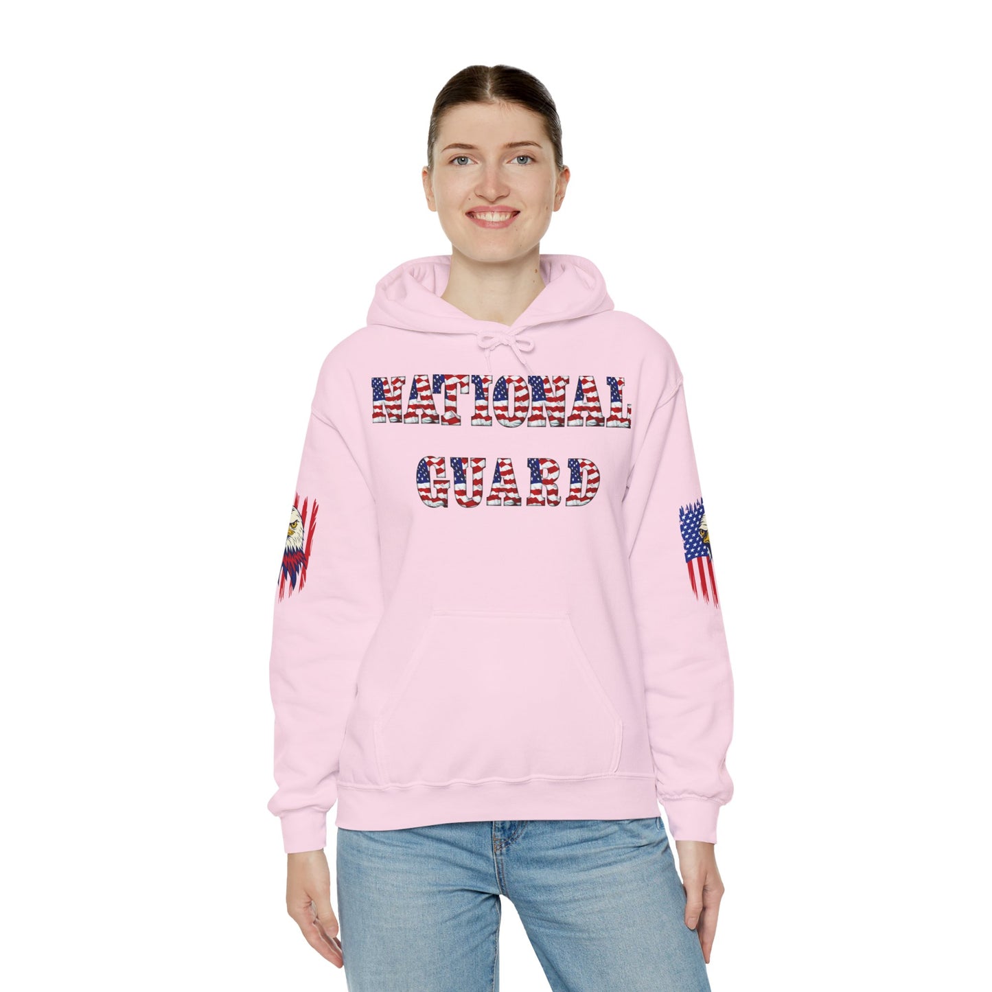 Princess Grace National Guard Patriotic Hoodie Unisex Heavy Blend Sweatshirt