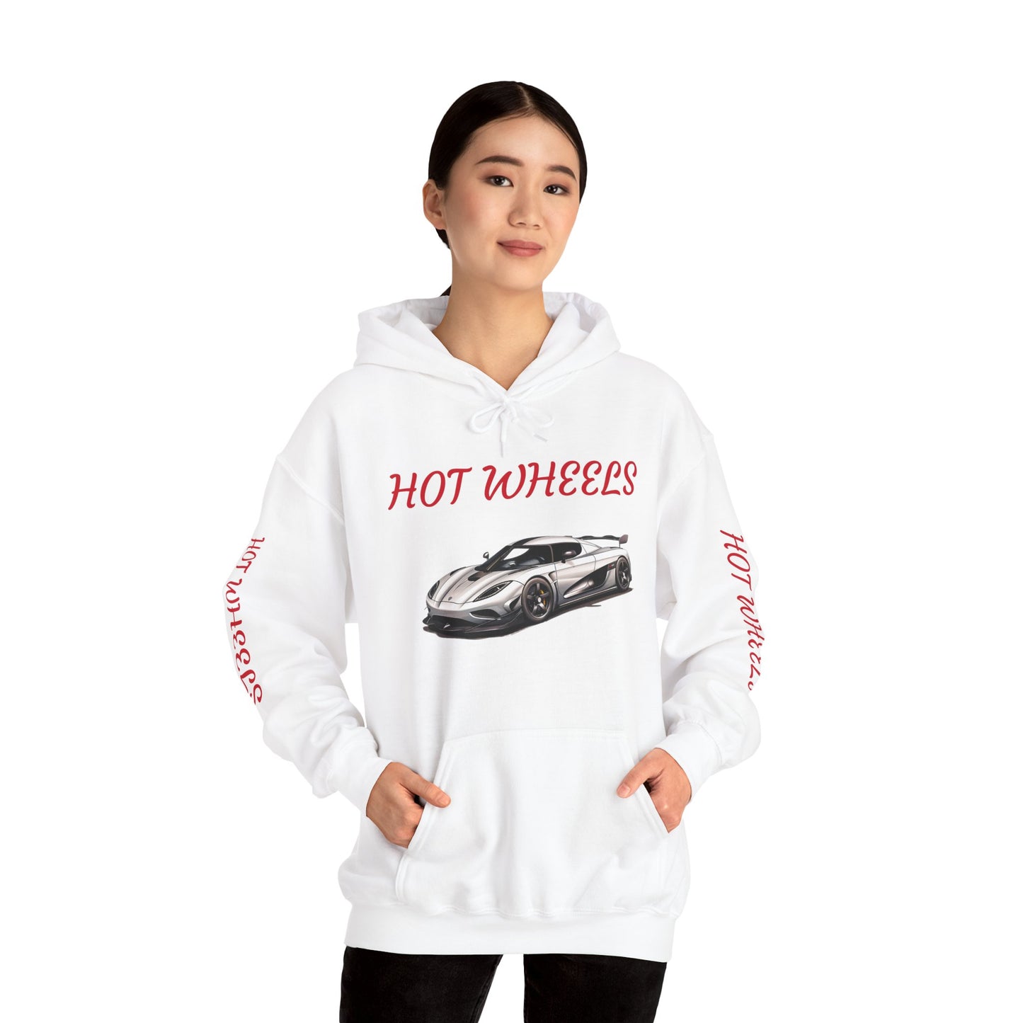 Princess Grace Hot Wheels Car Sweatshirt Unisex Heavy Blend Hoodie for Automotive Enthusiasts