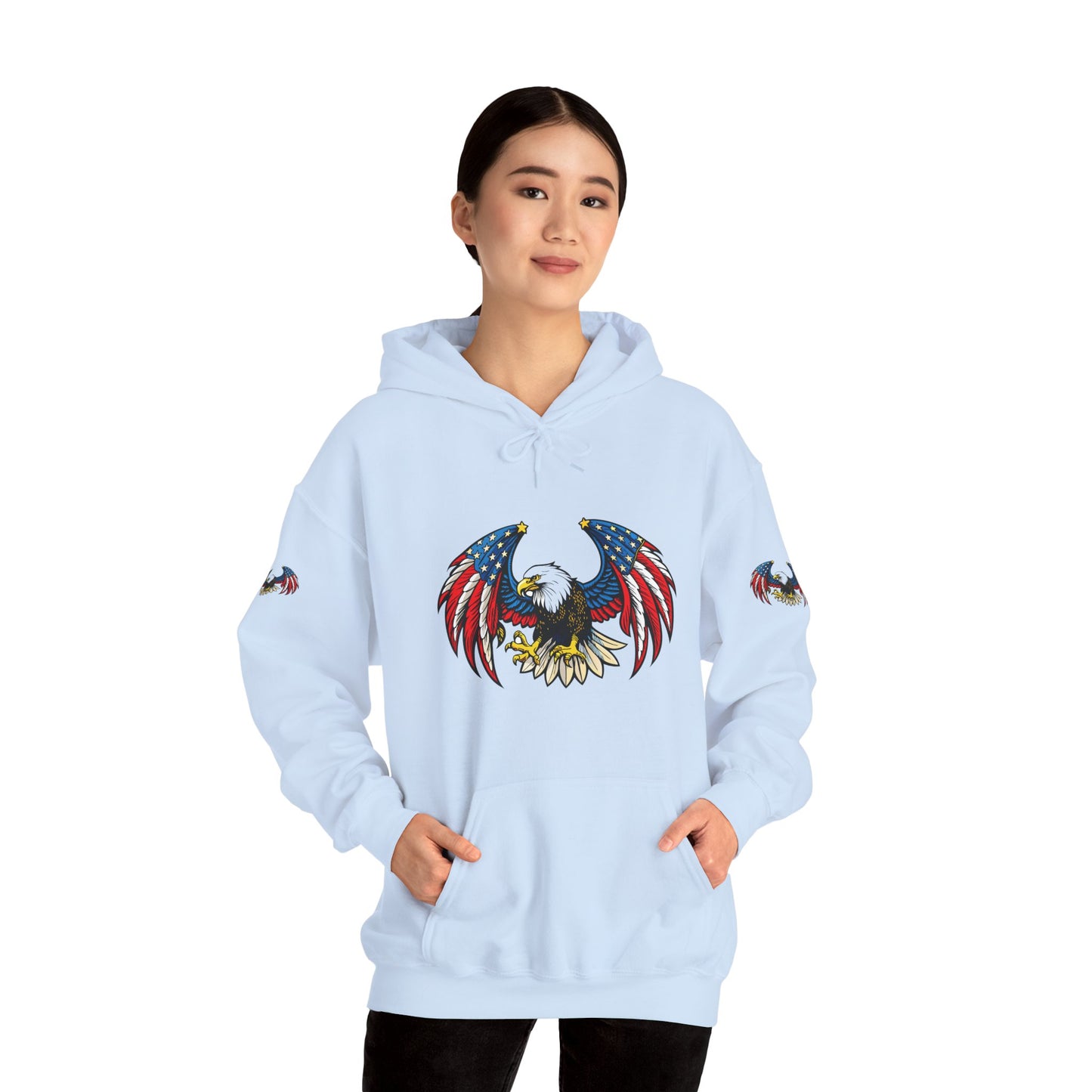 Princess Grace American Eagle Emblem Patriotic Unisex Hoodie