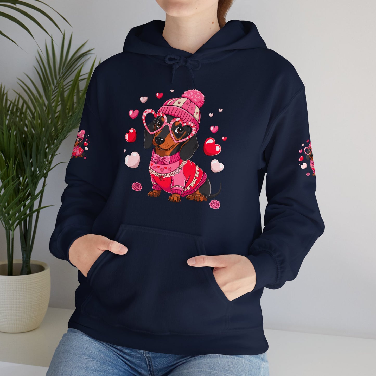 Princess Grace Cute Dachshund Love Sweatshirt for Dog Lovers
