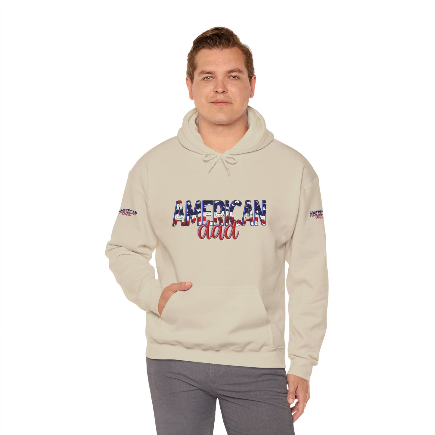 Princess Grace Patriotic American Dad Hooded Sweatshirt