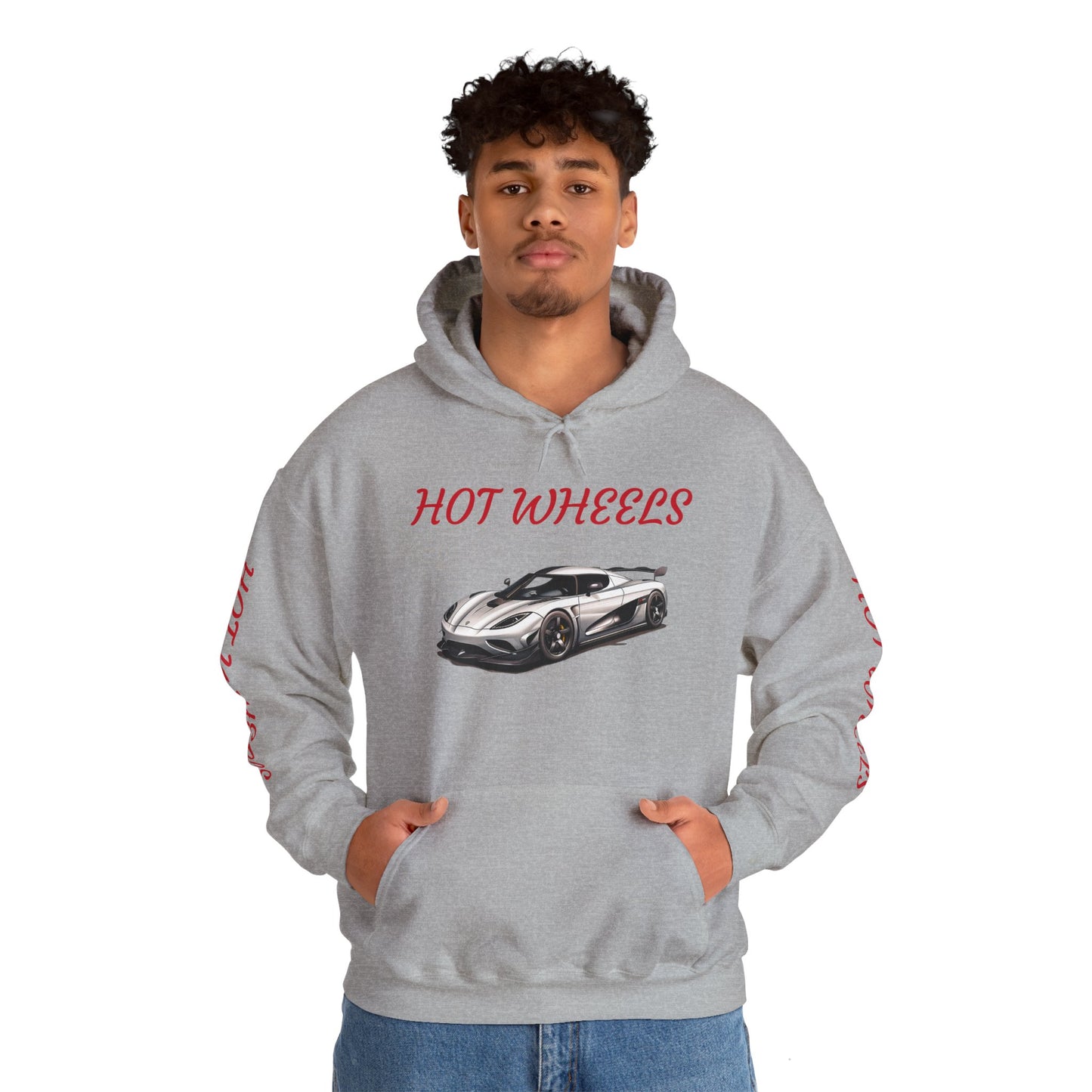 Princess Grace Hot Wheels Car Sweatshirt Unisex Heavy Blend Hoodie for Automotive Enthusiasts