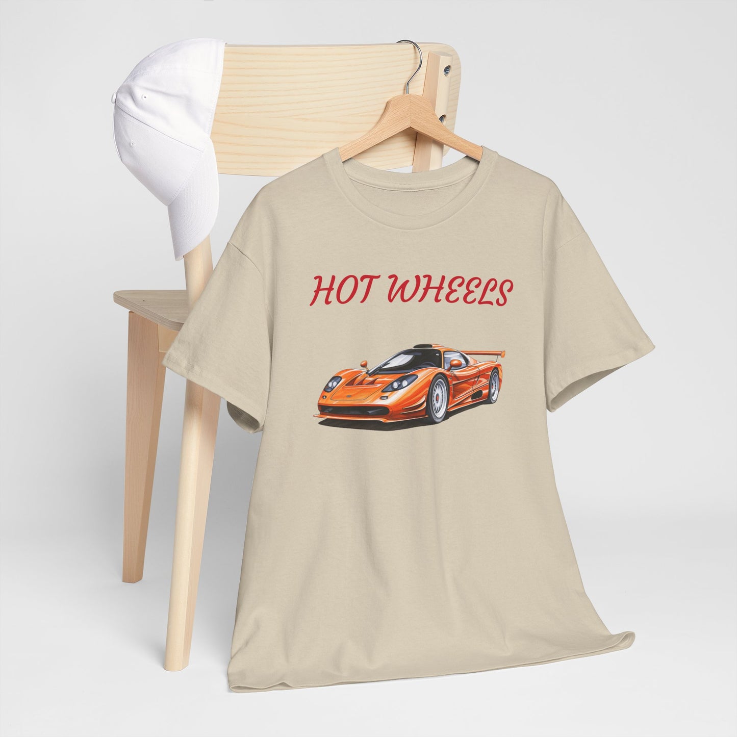 Princess Grace Hot Wheels Unisex Heavy Cotton Tee Vintage Car Graphic T-Shirt for Car Enthusiasts