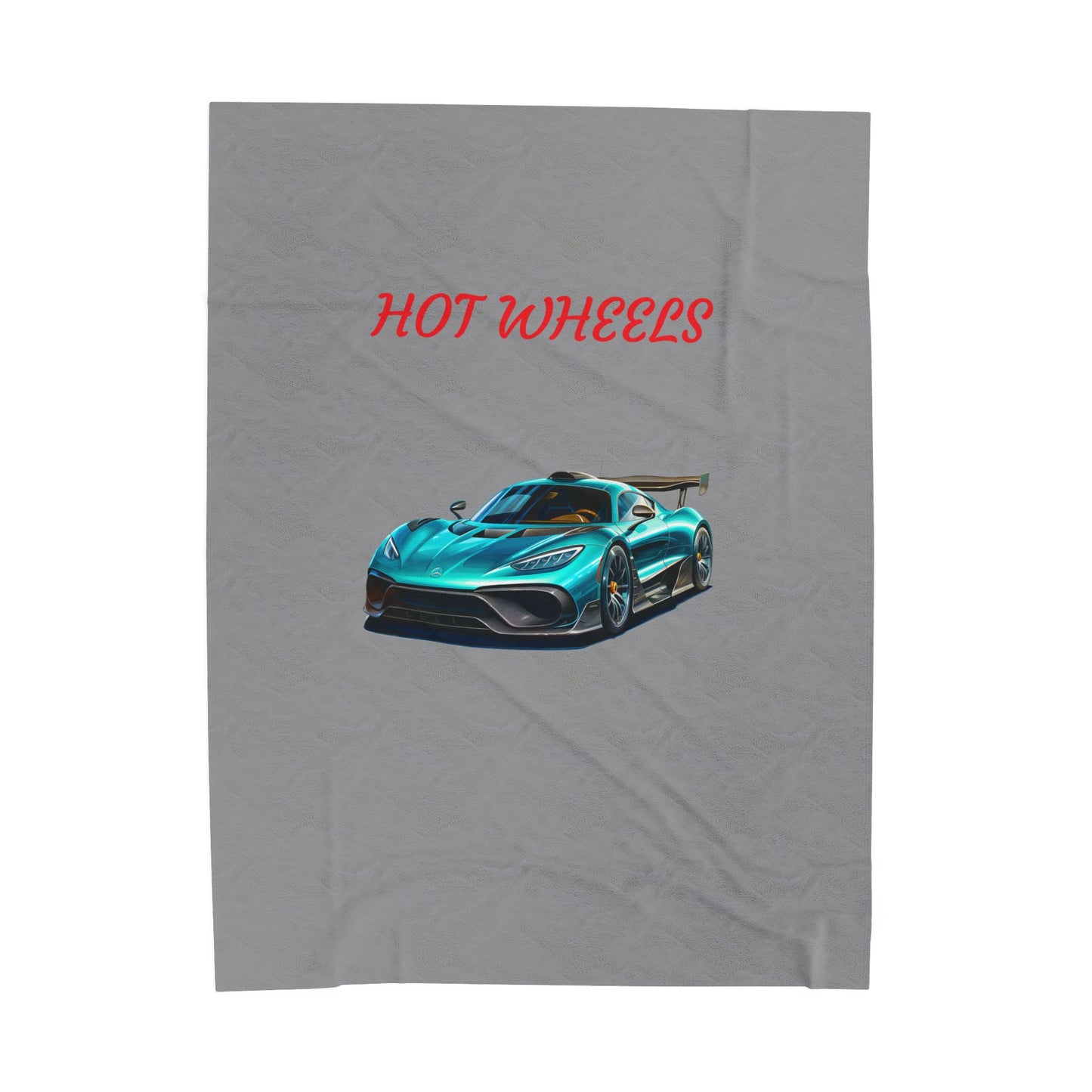 Princess Grace Hot Wheels Velveteen Plush Blanket Perfect for Car Enthusiasts