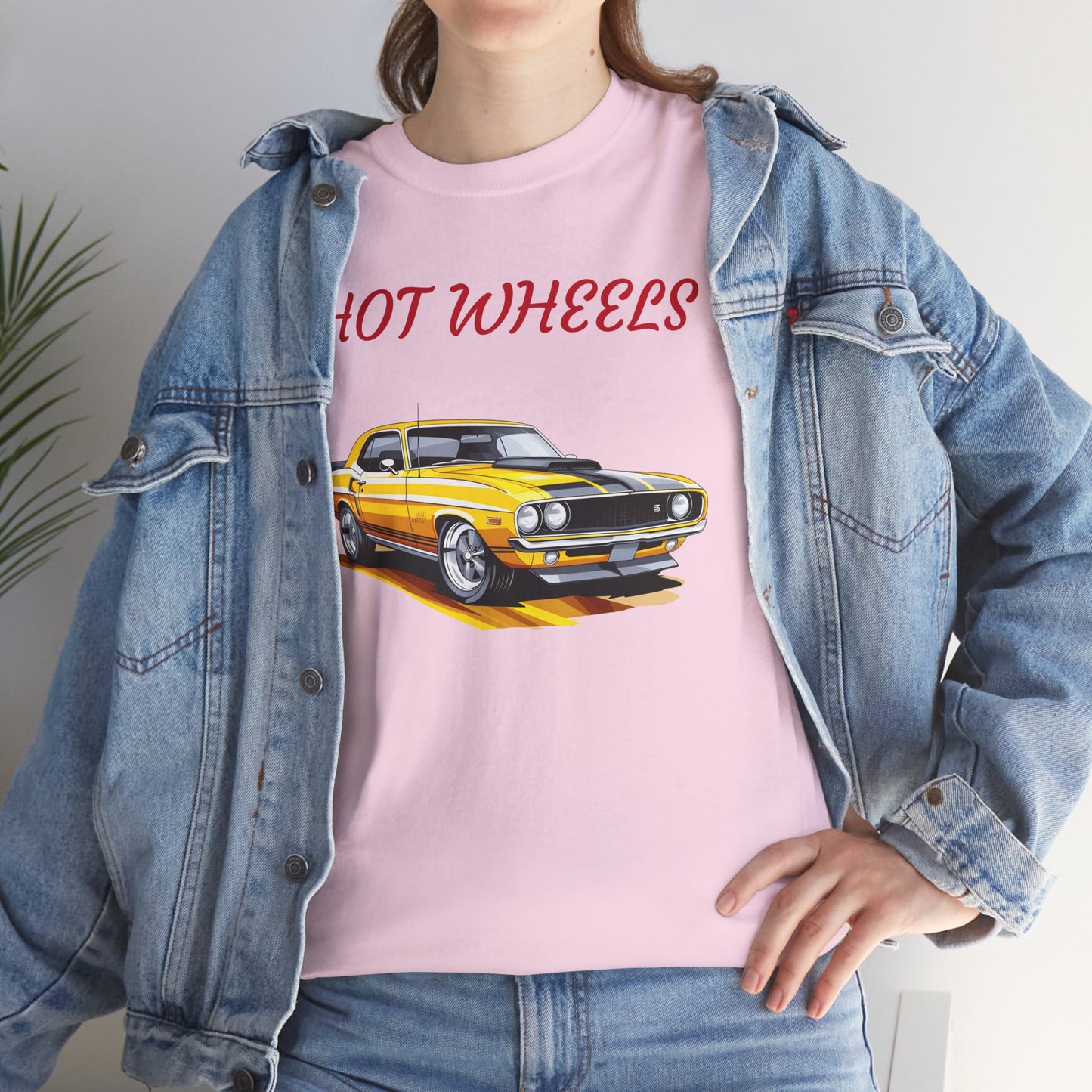 Princess Grace Vintage Hot Wheels Unisex Heavy Cotton Tee Classic Car Design