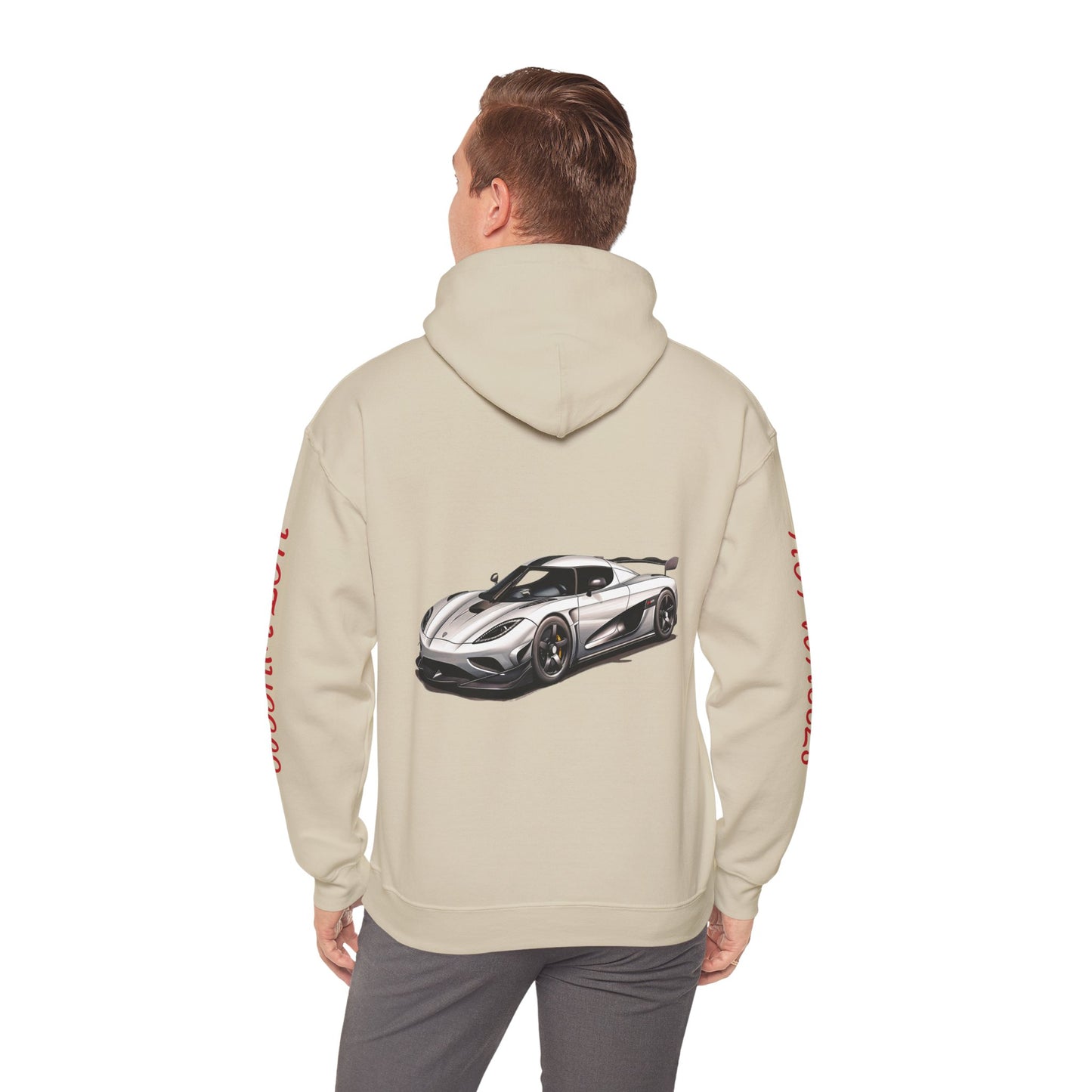 Princess Grace Hot Wheels Car Sweatshirt Unisex Heavy Blend Hoodie for Automotive Enthusiasts