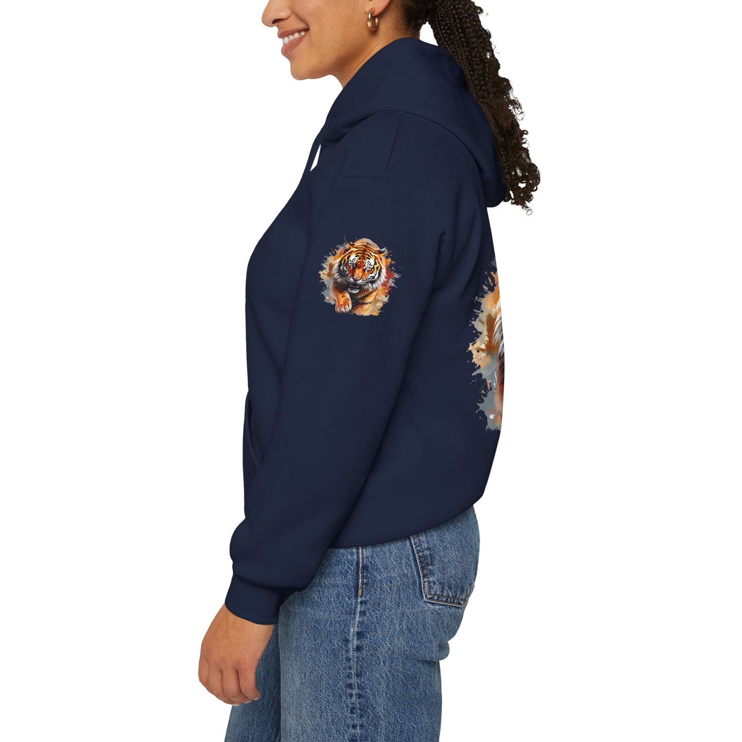 Princess Grace Fierce Tiger Graphic Unisex Heavy Blend Hoodie