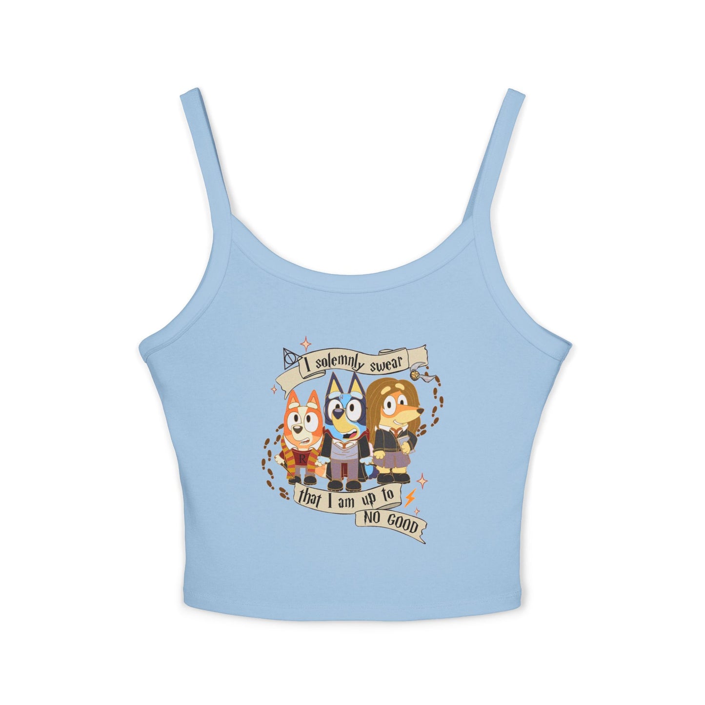 Princess Grace Bluey Spaghetti Strap Tank Top Bluey Design