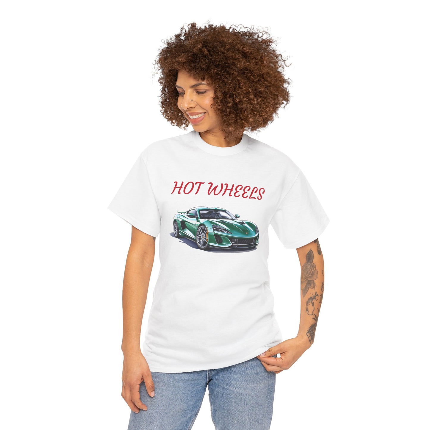 Princess Grace Hot Wheels Unisex Heavy Cotton Tee Car Lovers T-Shirt for Enthusiasts