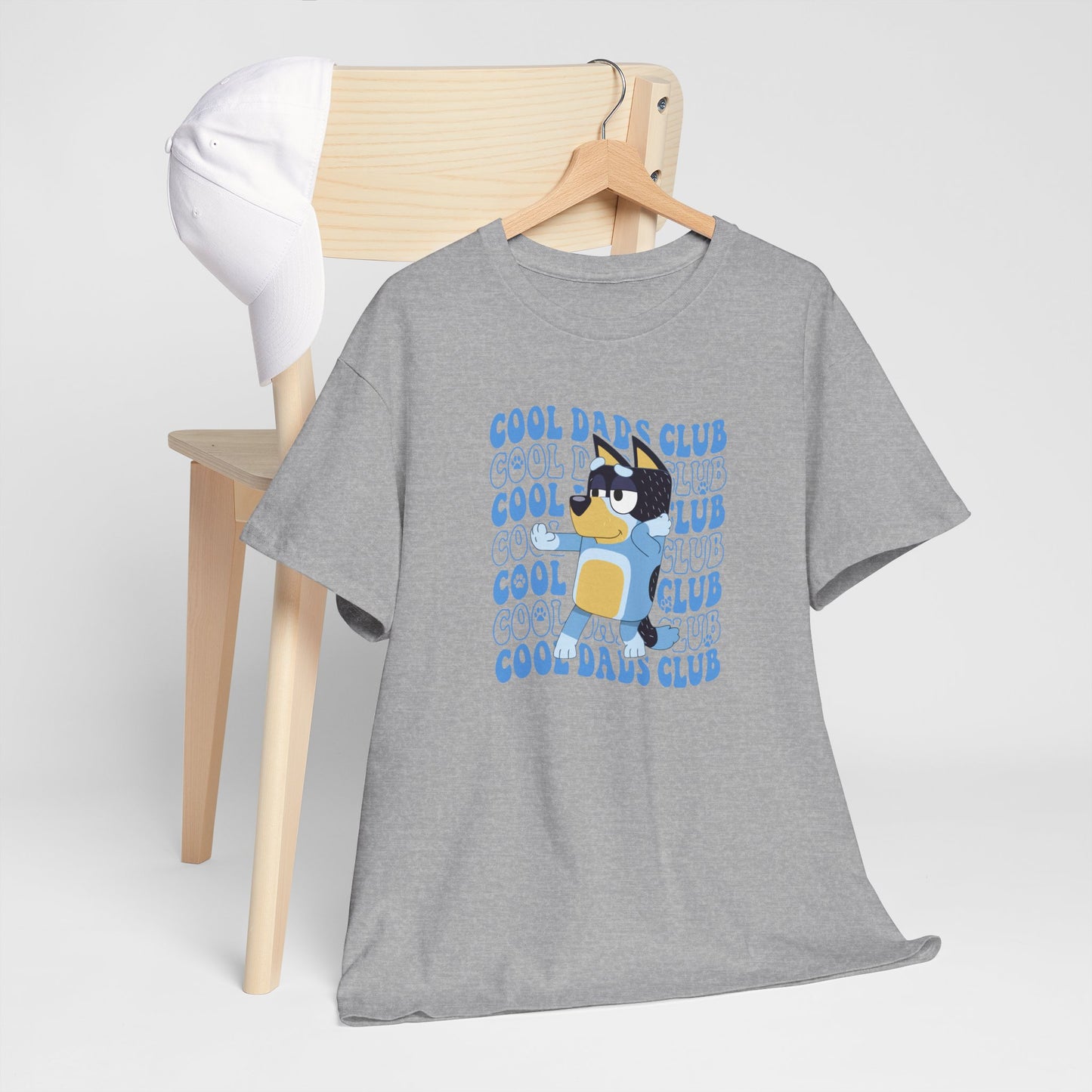 Princess Grace Bluey Cool Dads Club Unisex Heavy Cotton Tee