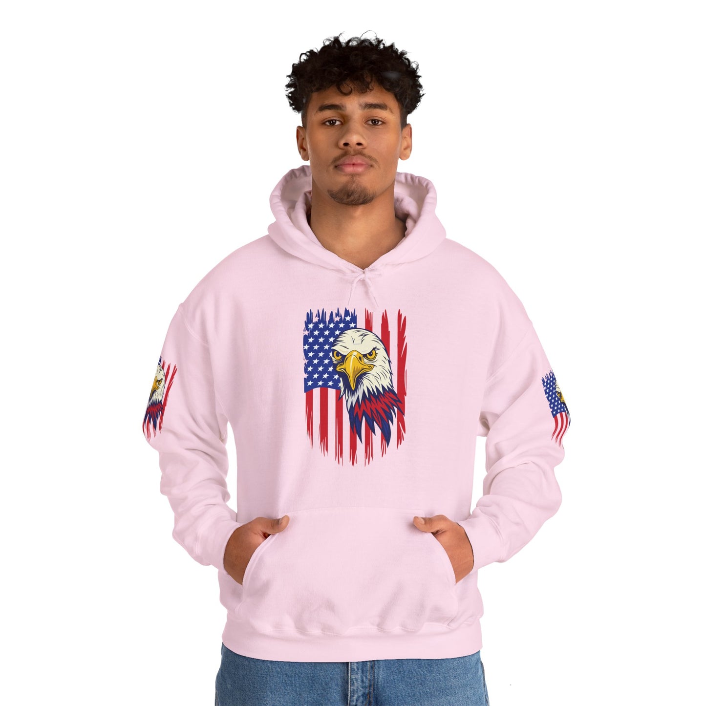 Princess Grace Patriotic Eagle Unisex Heavy Blend Hoodie